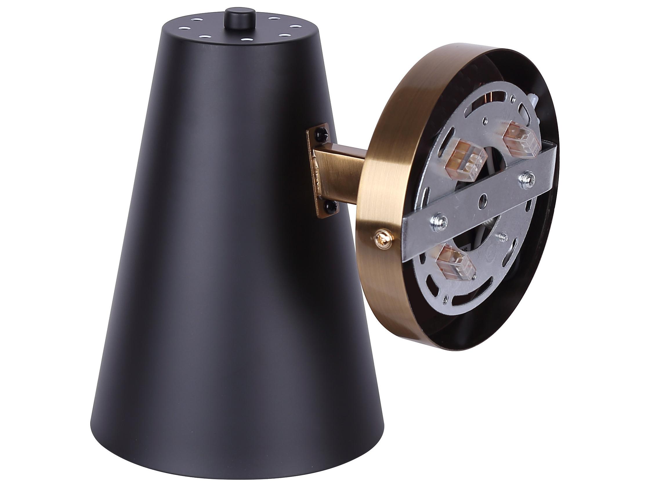 Canarm Harken 1 -light Black Wall Sconce