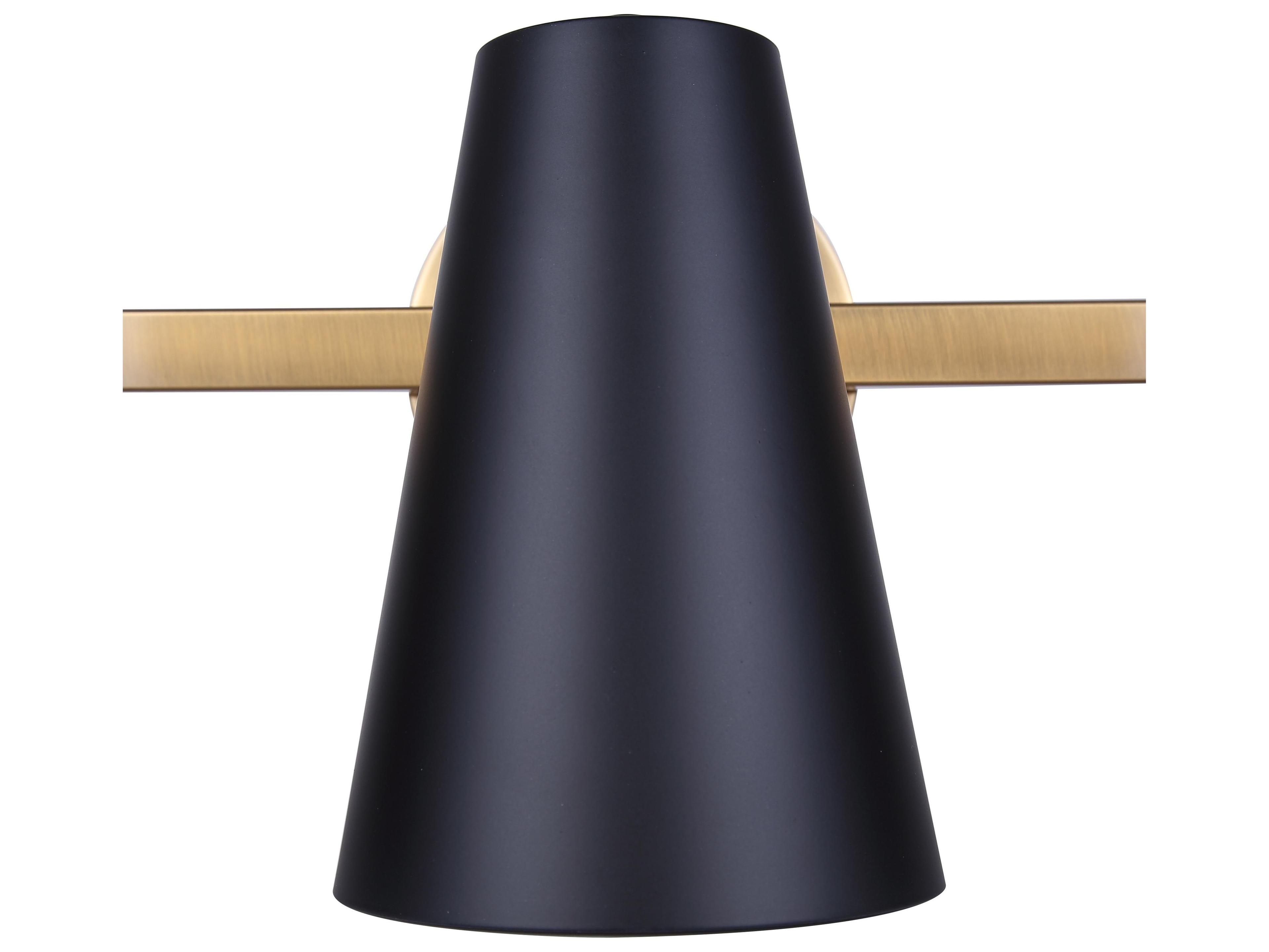 Canarm Harken 3 -light Gold Vanity Light