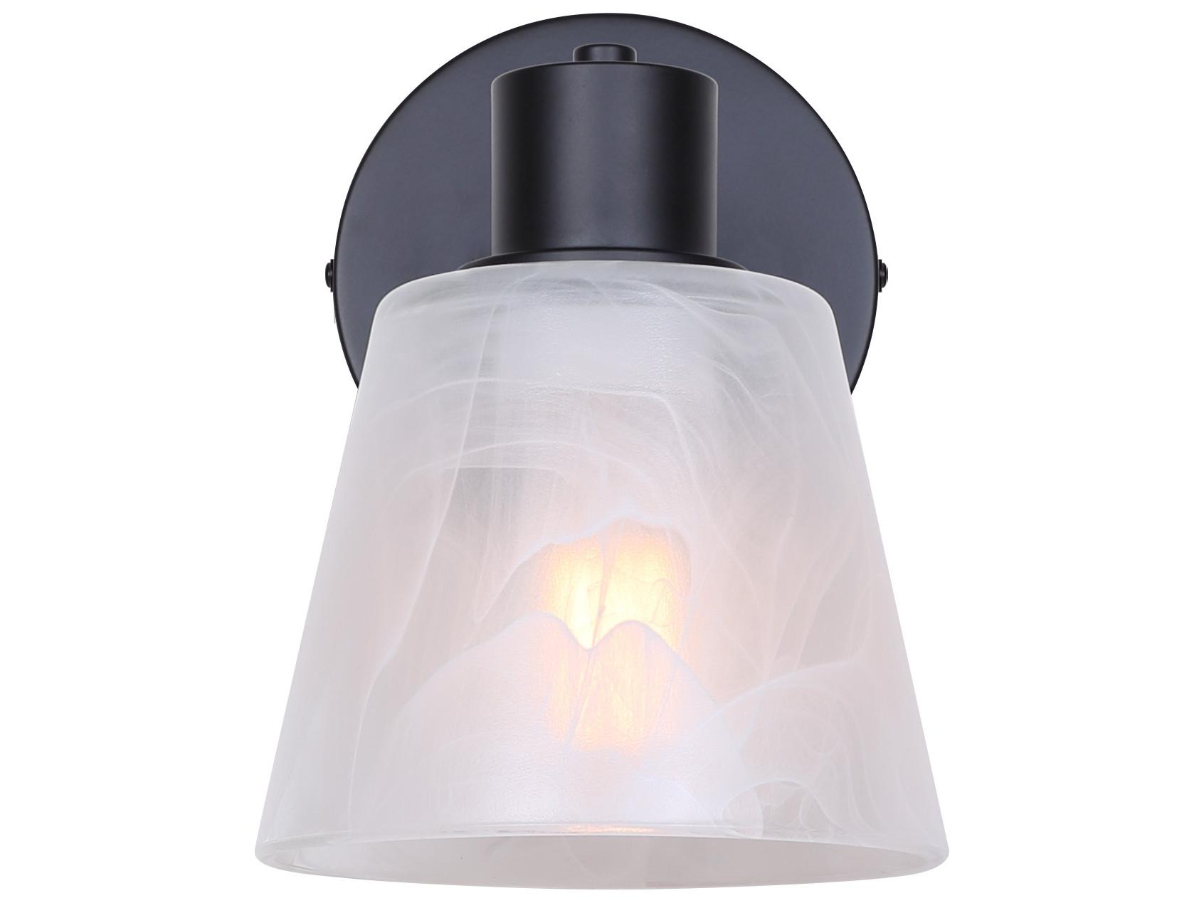 Canarm Luelle 1 -light Black Wall Sconce