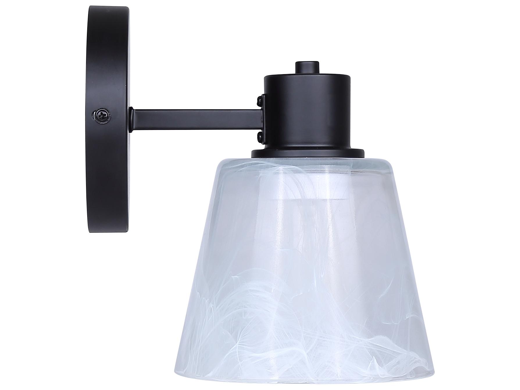 Canarm Luelle 1 -light Black Wall Sconce