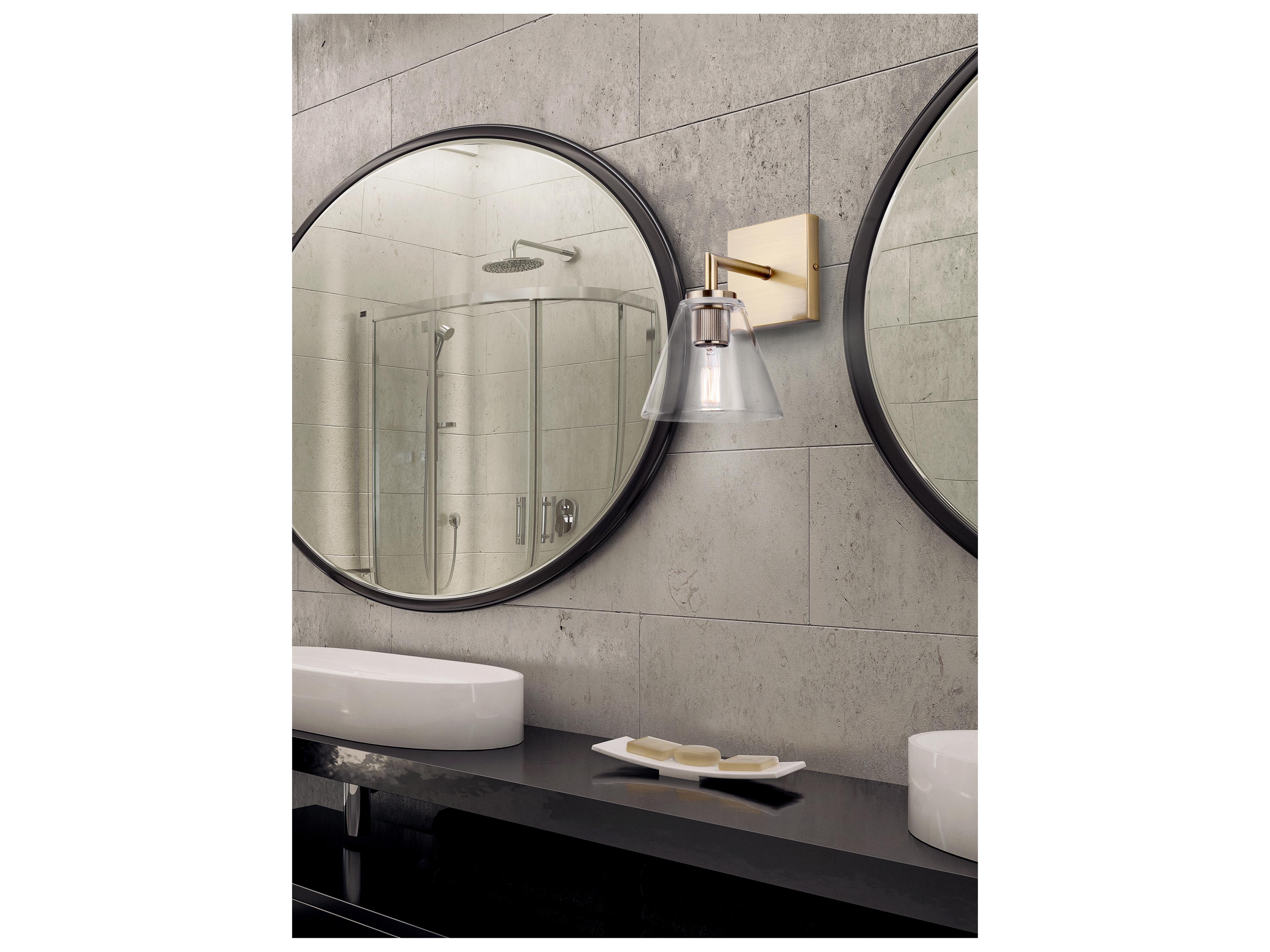 Canarm Berklie 1 -light Gold Wall Sconce