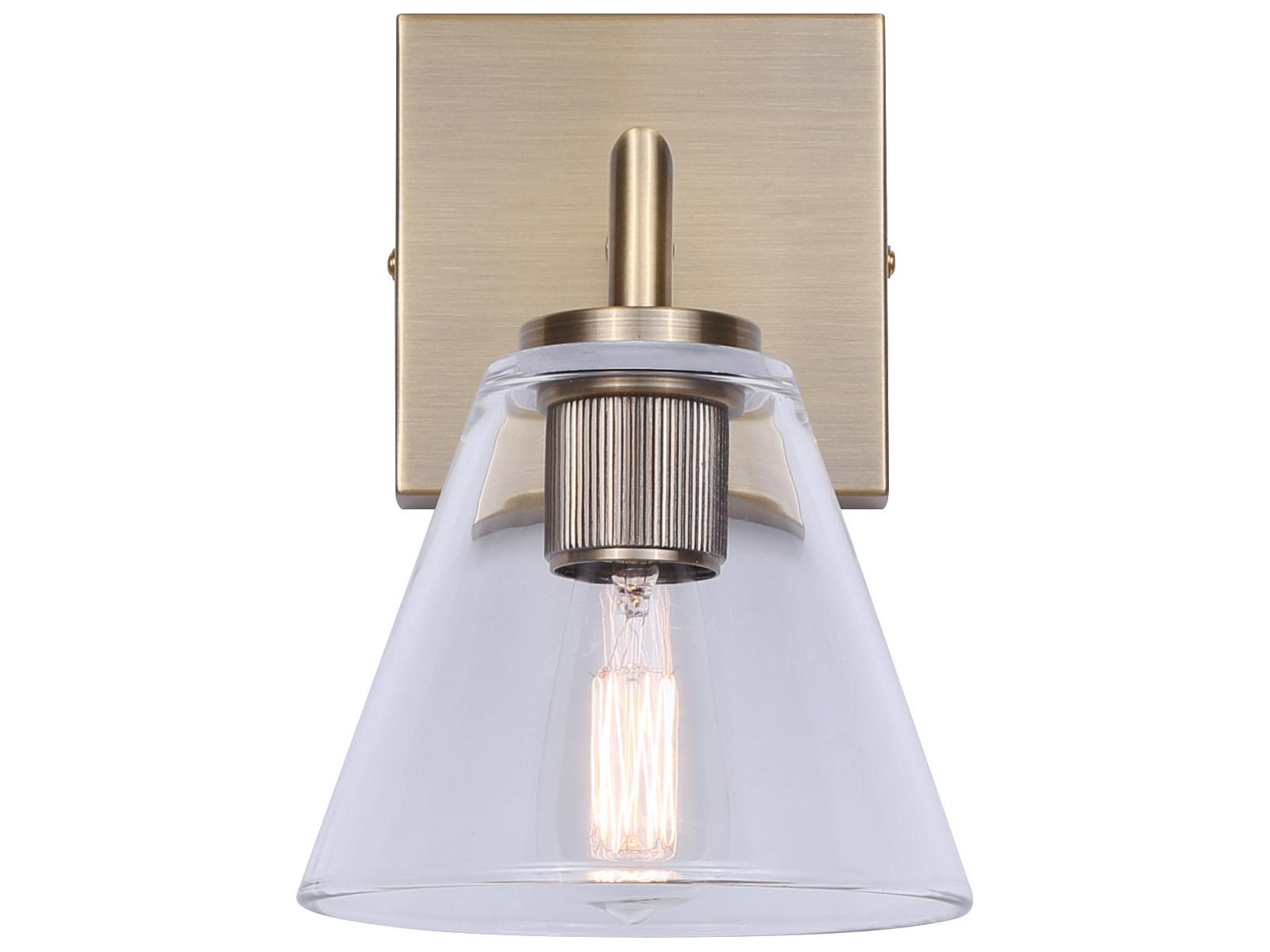 Canarm Berklie 1 -light Gold Wall Sconce