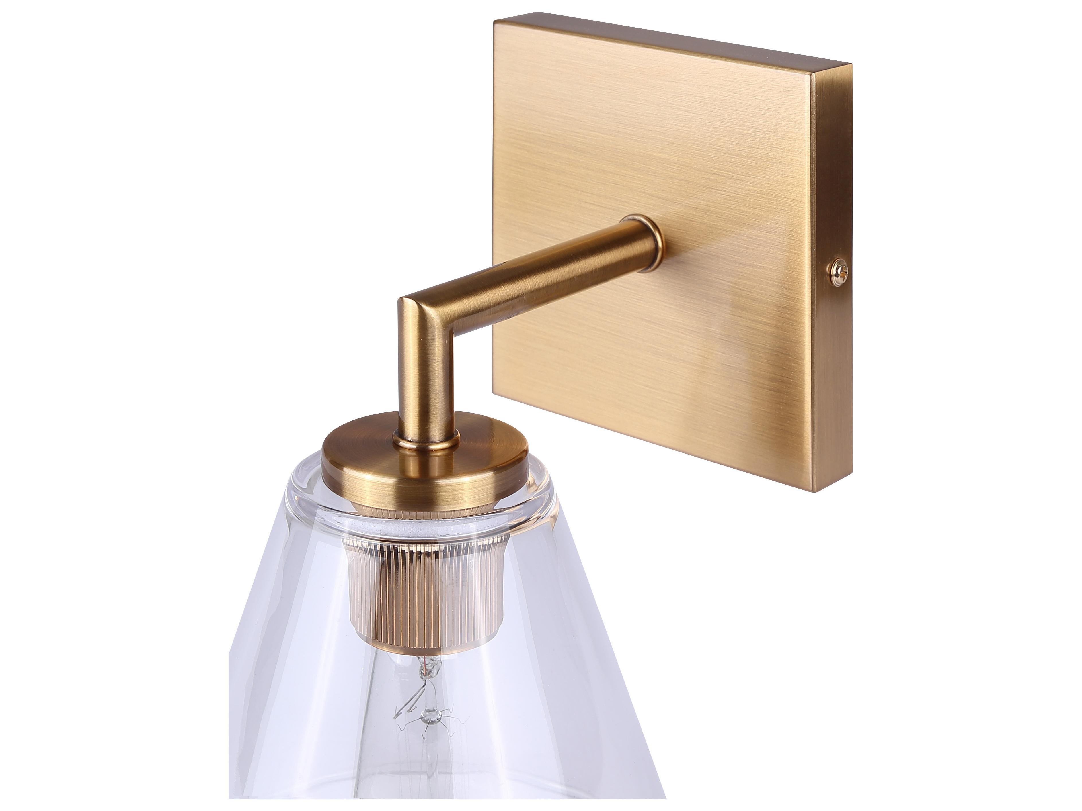 Canarm Berklie 1 -light Gold Wall Sconce