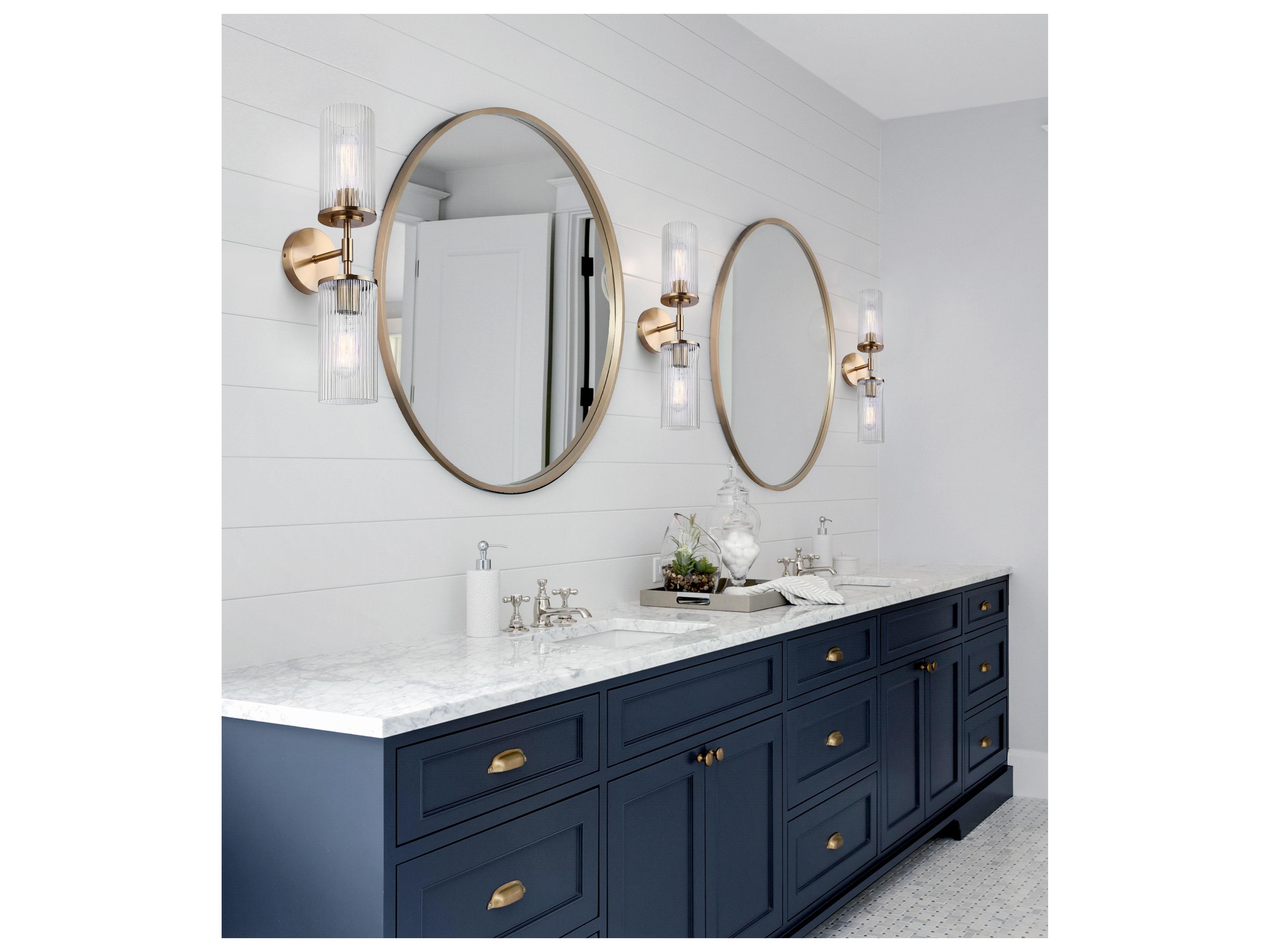 Canarm Kinslea 2 -light Gold Vanity Light