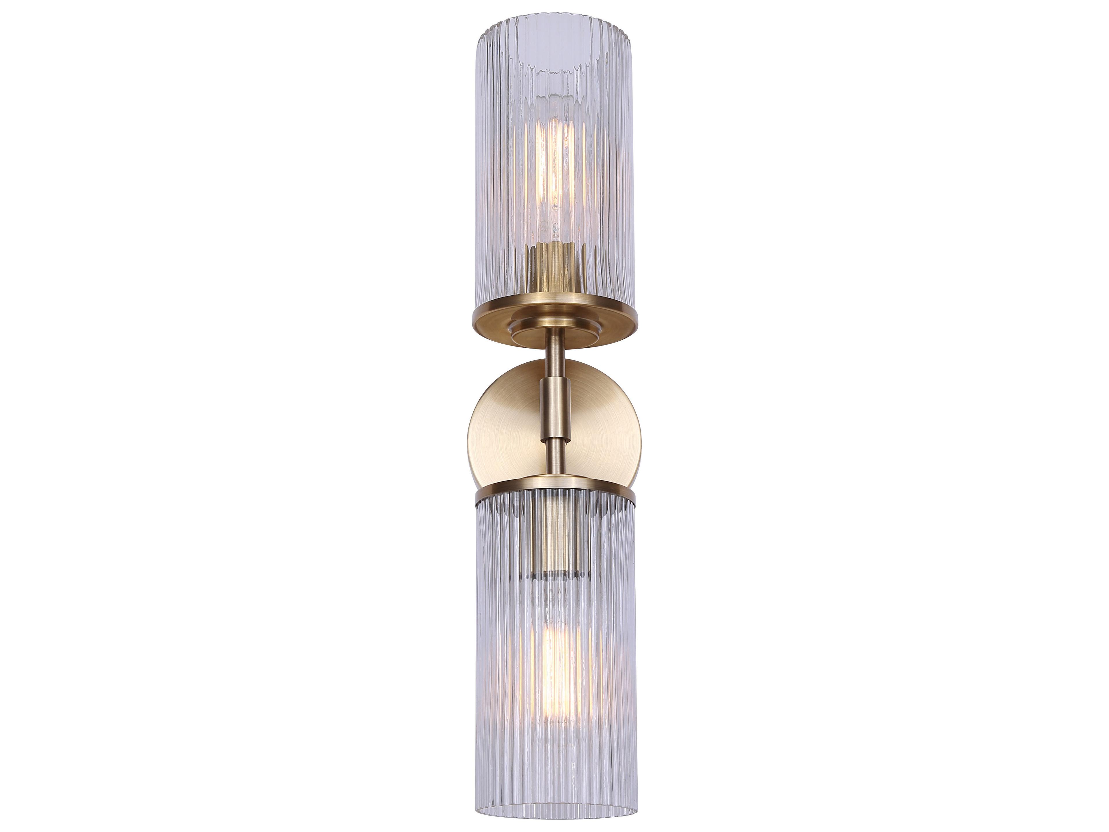 Canarm Kinslea 2 -light Gold Vanity Light