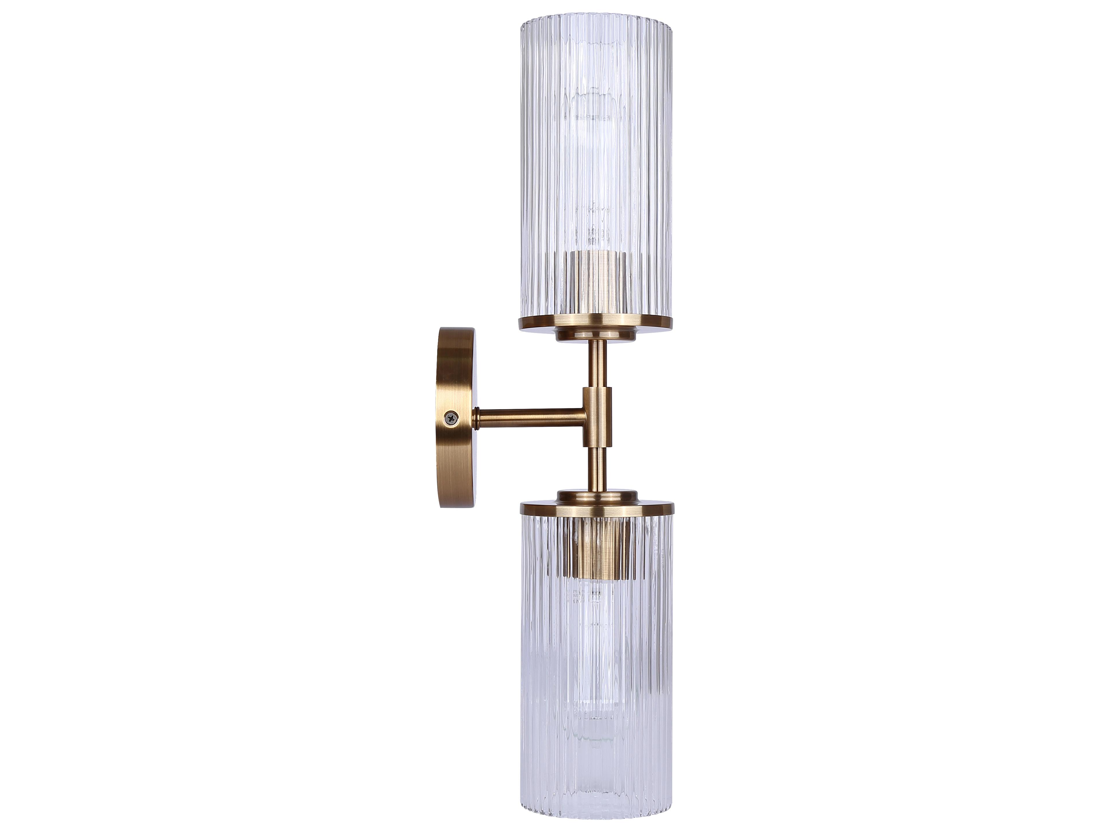 Canarm Kinslea 2 -light Gold Vanity Light