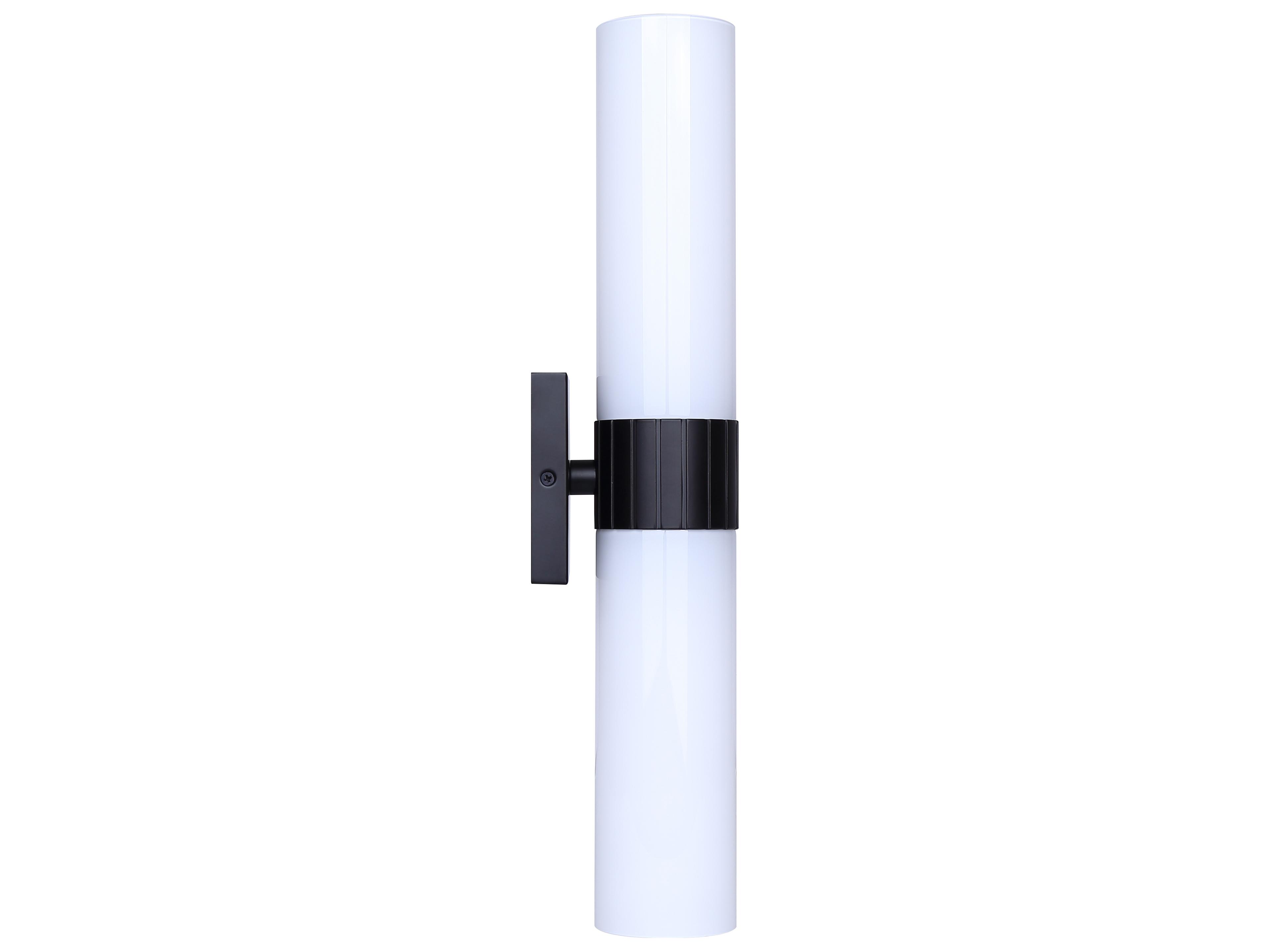 Canarm Maxine 2 -light Black Wall Sconce