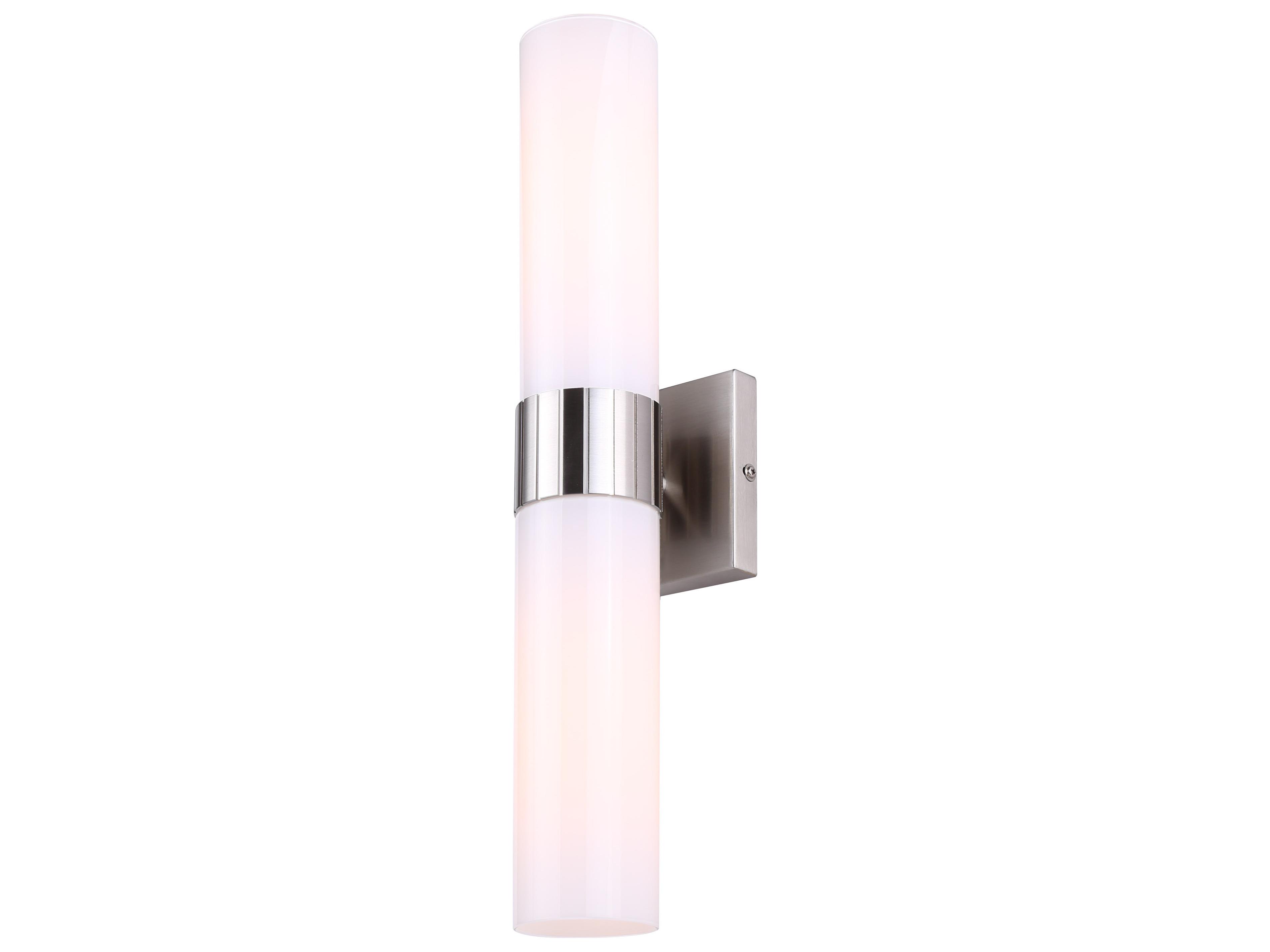 Canarm Maxine 2 -light Nickel Wall Sconce