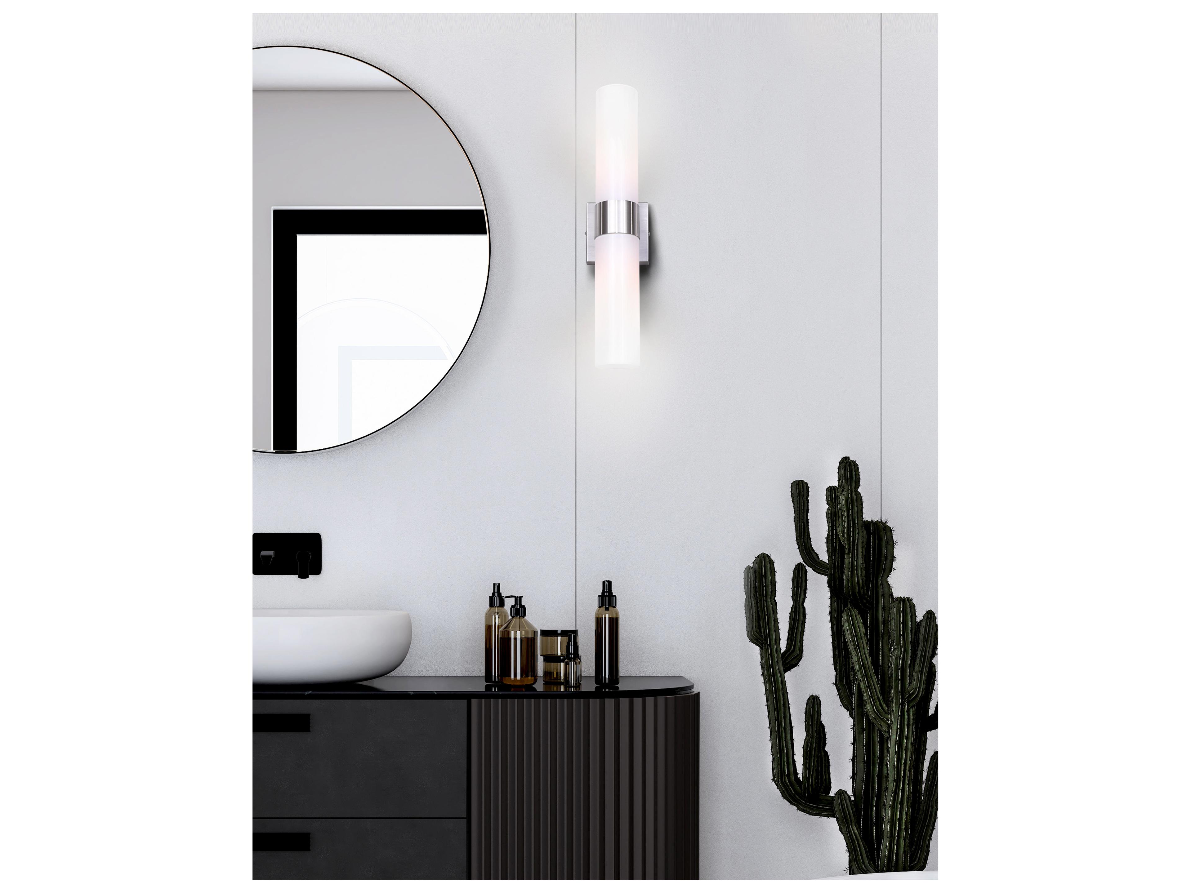 Canarm Maxine 2 -light Nickel Wall Sconce