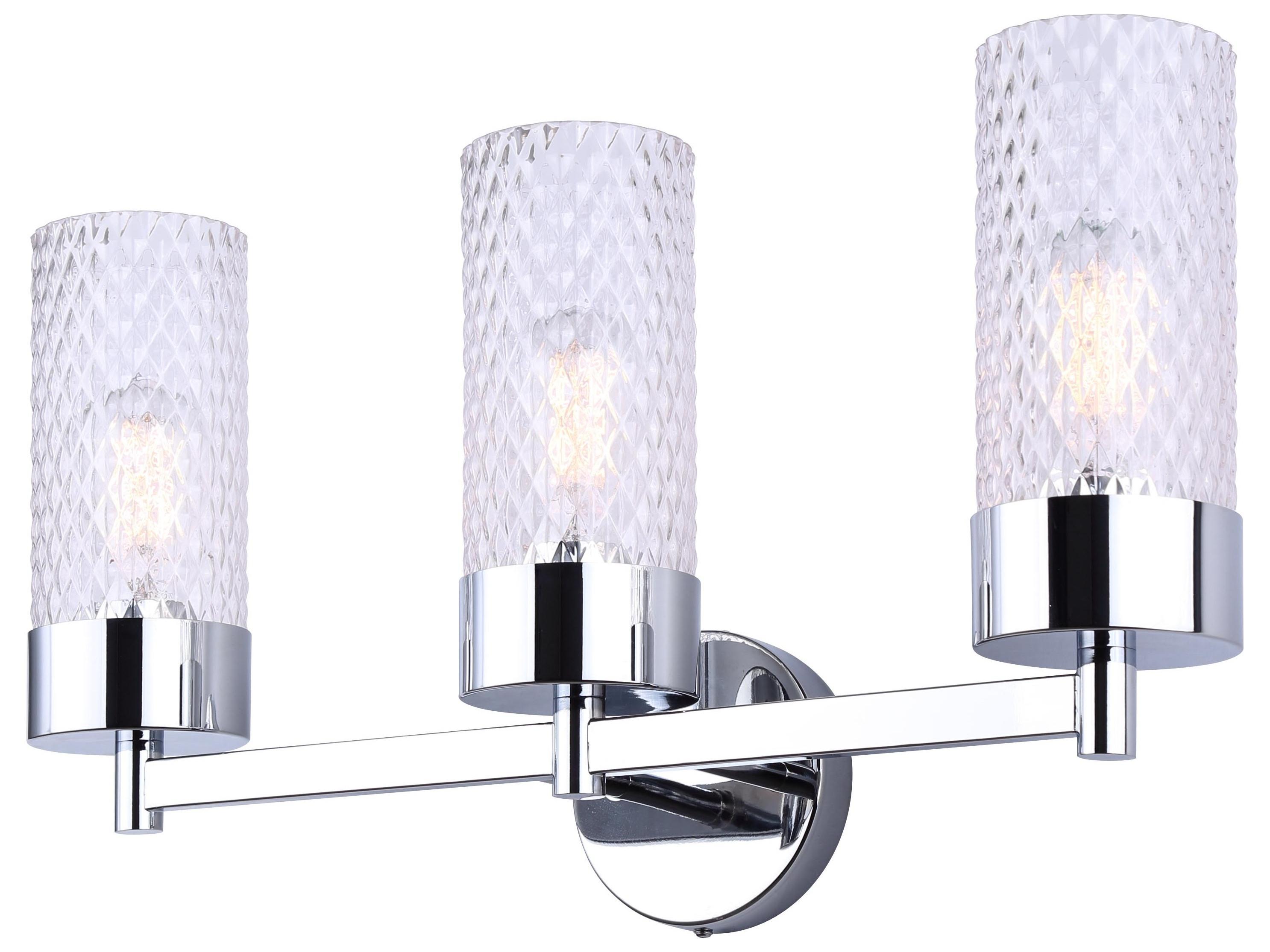 Canarm Eden 3 -light Chrome Vanity Light