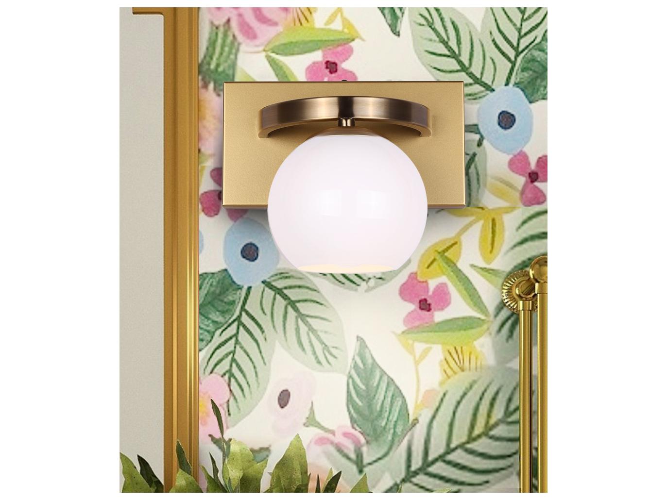 Canarm Monroe 1 -light Gold Wall Sconce