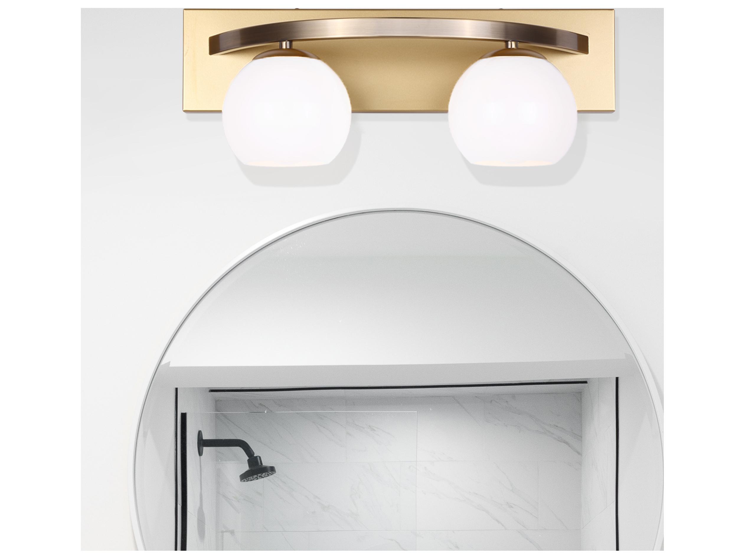 Canarm Monroe 2 -light Gold Vanity Light