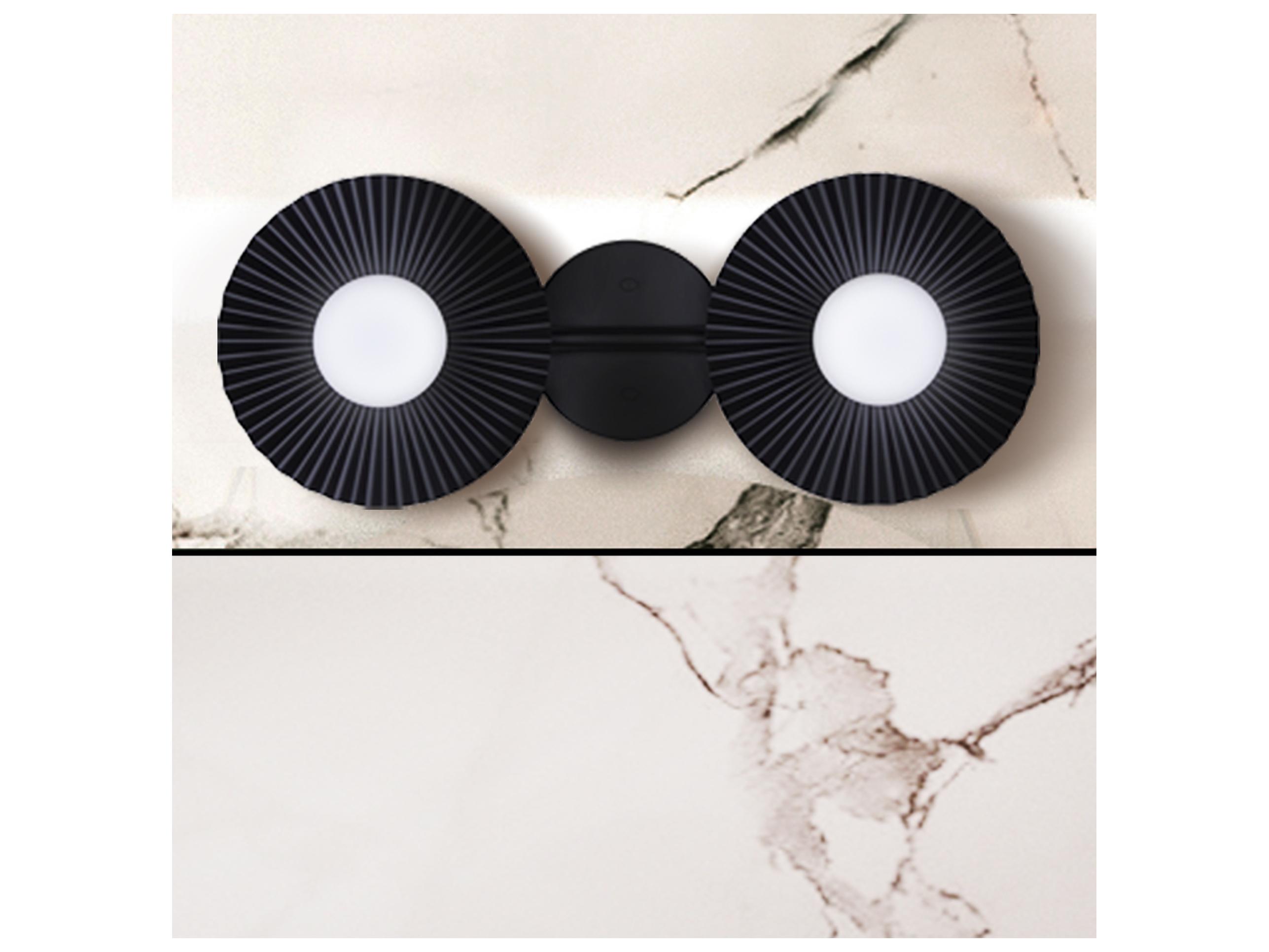 Canarm Payton 2 -light Black Vanity Light