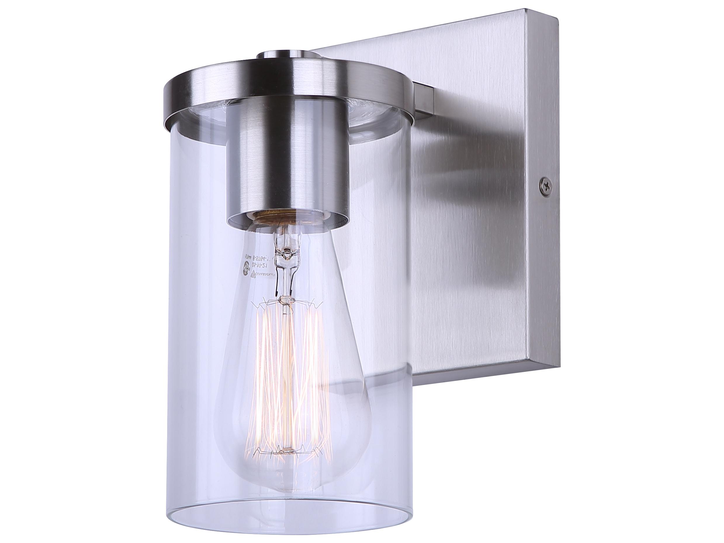 Canarm Britton 1 -light Nickel Vanity Light