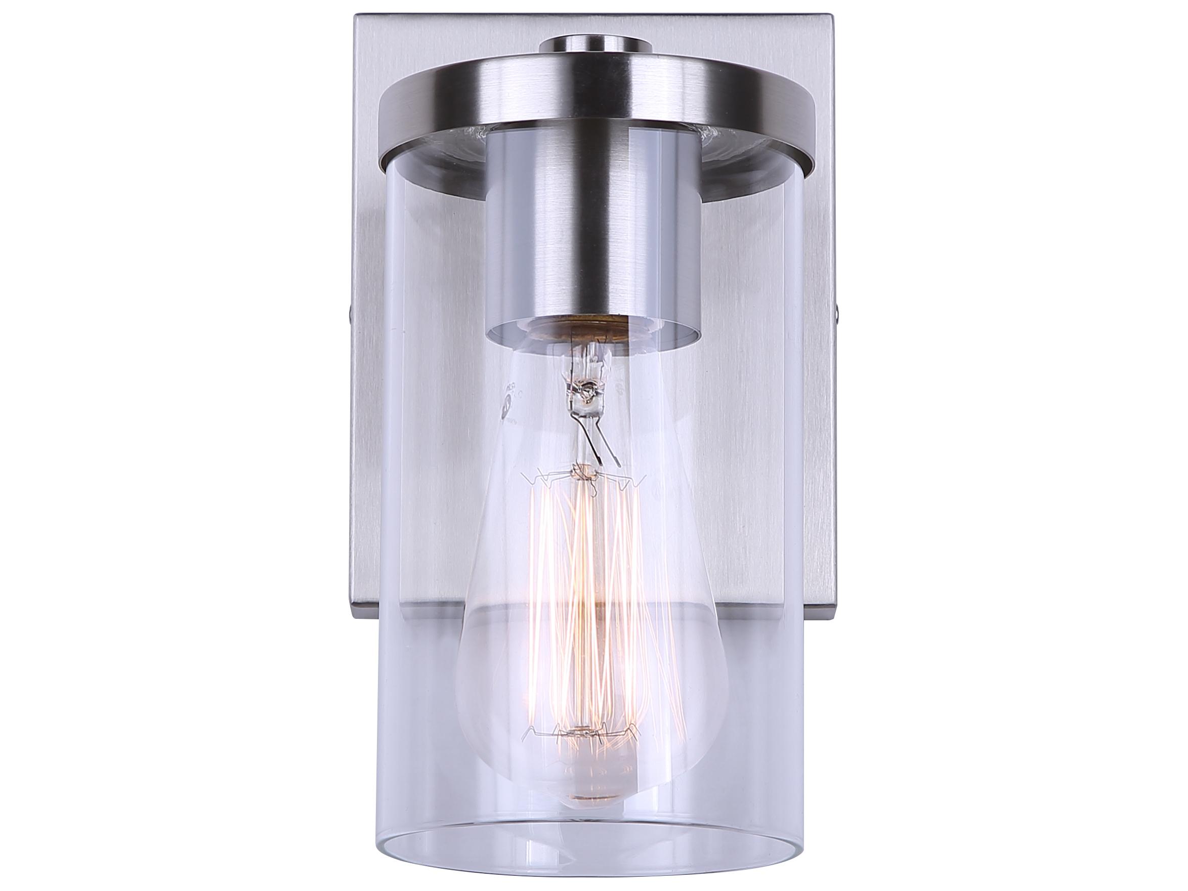 Canarm Britton 1 -light Nickel Vanity Light