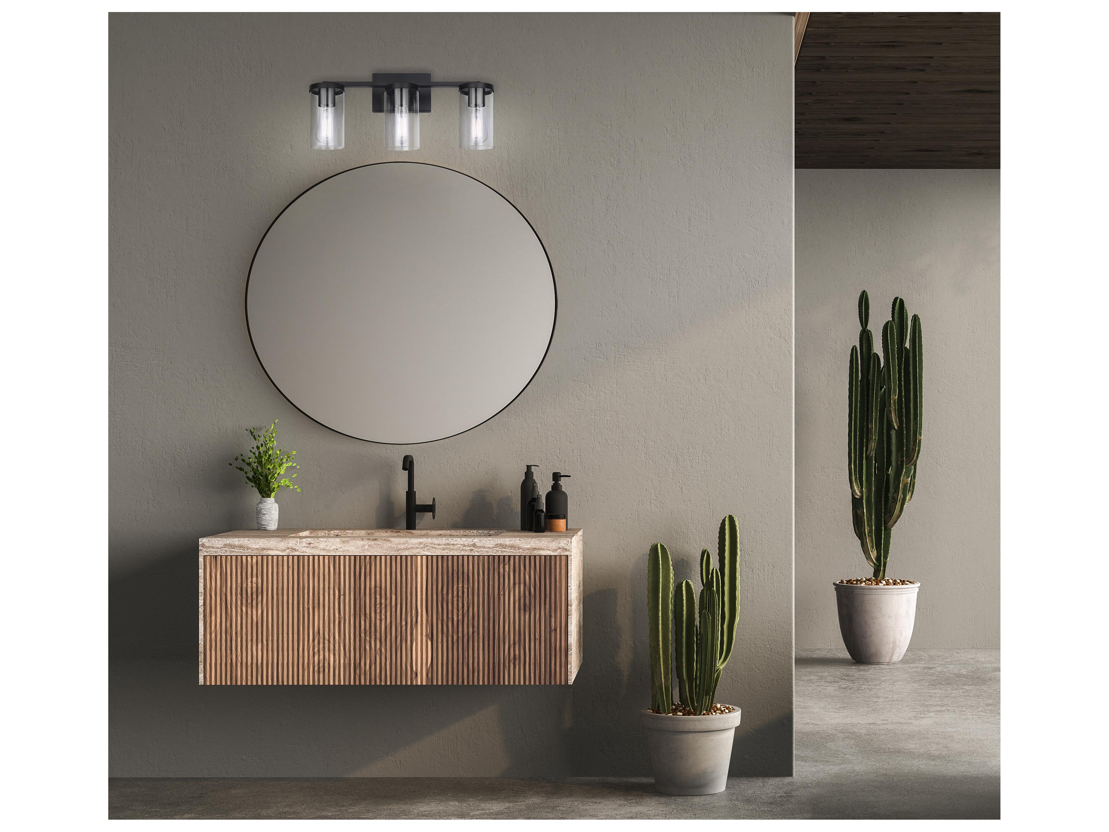 Canarm Britton 3 -light Black Vanity Light