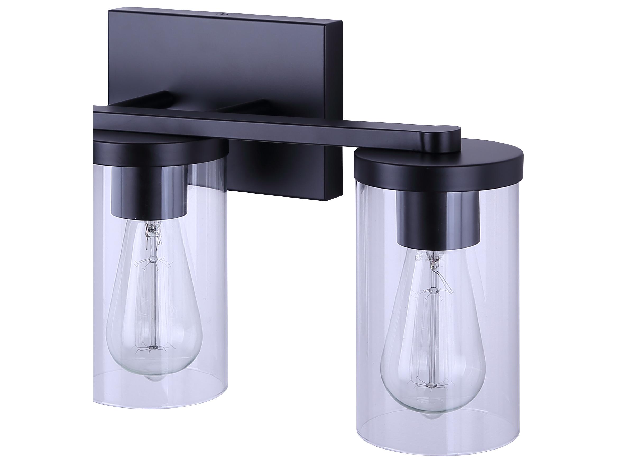 Canarm Britton 3 -light Black Vanity Light