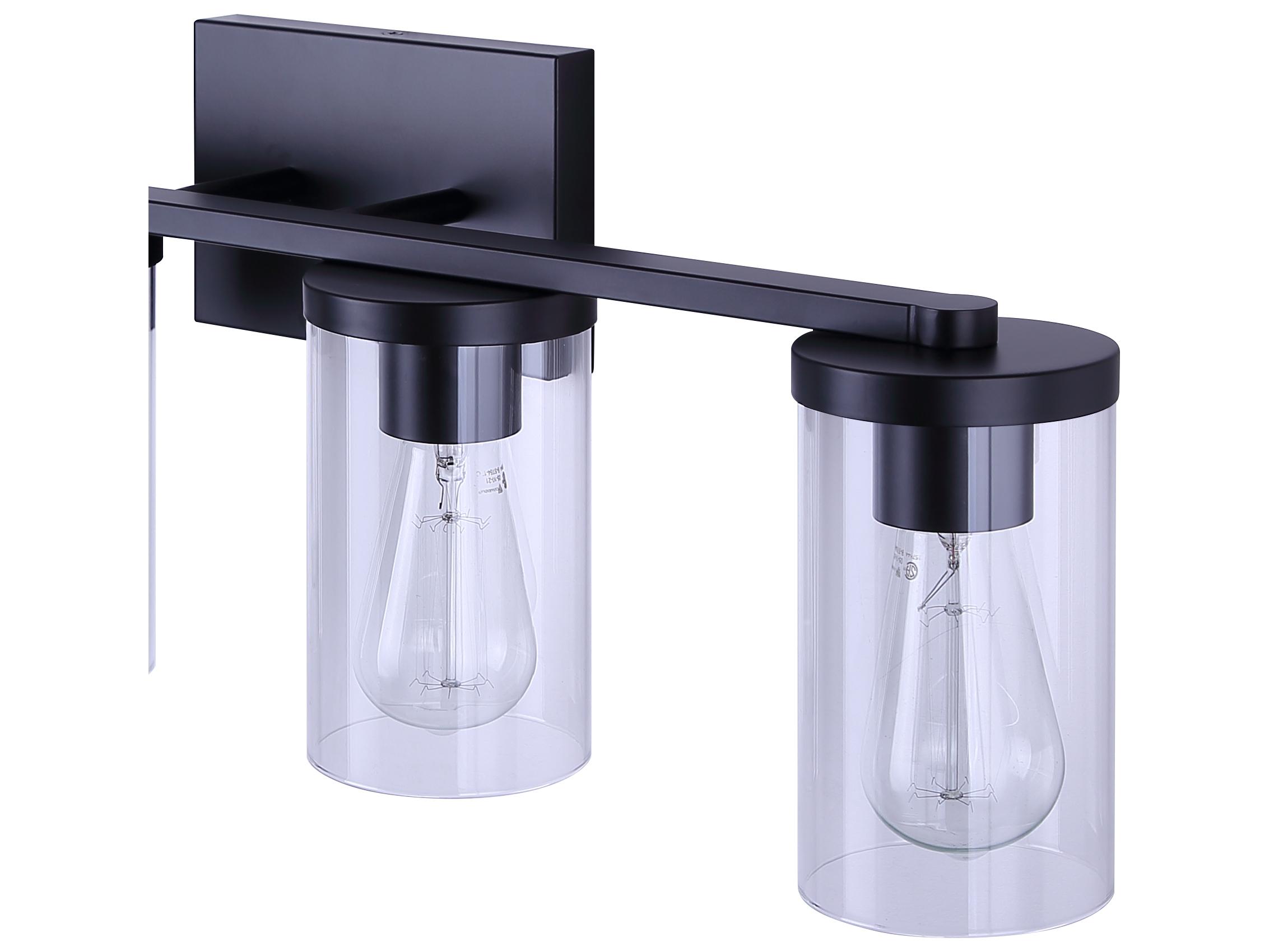 Canarm Britton 4 -light Black Vanity Light
