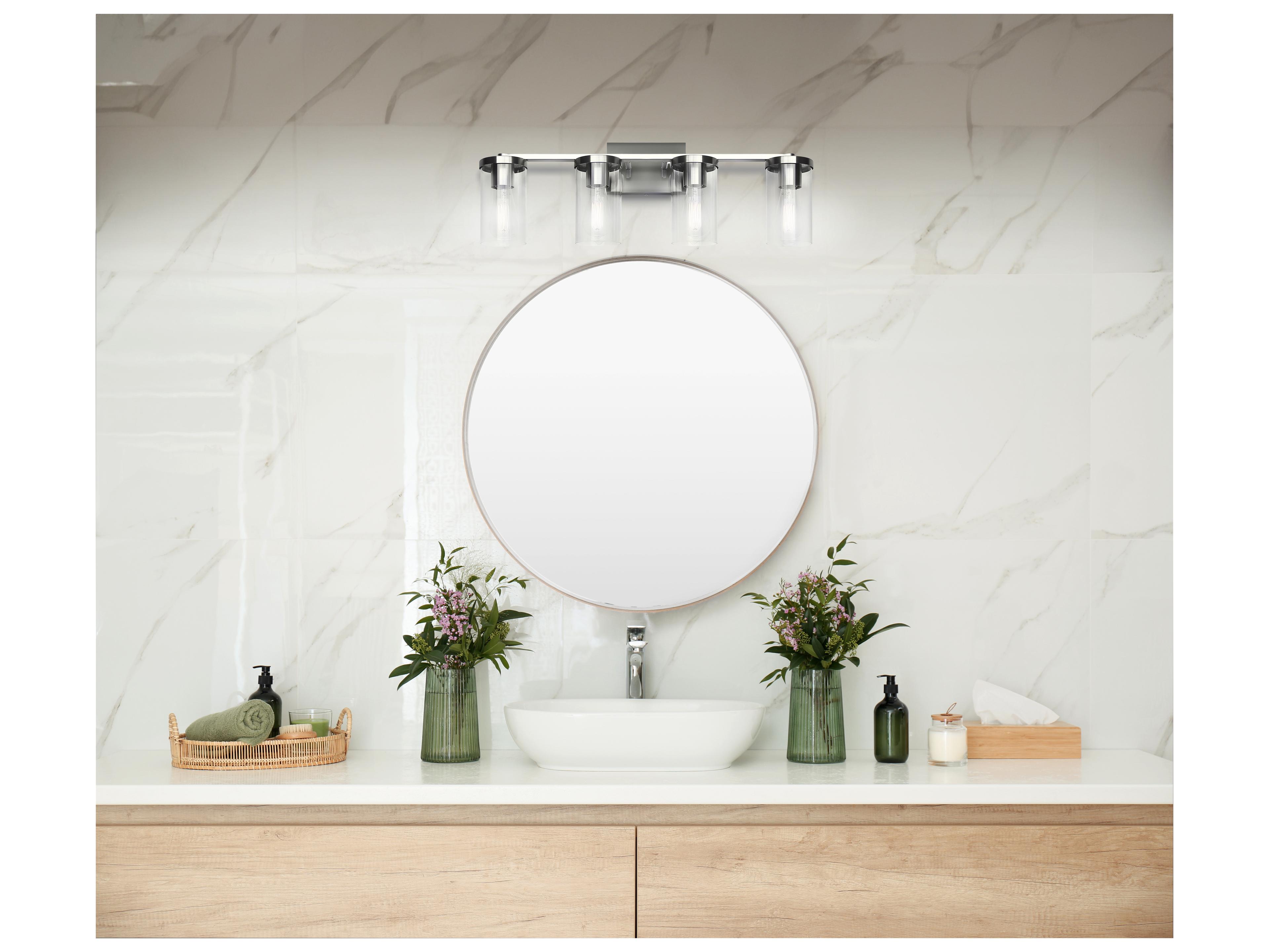 Canarm Britton 4 -light Nickel Vanity Light