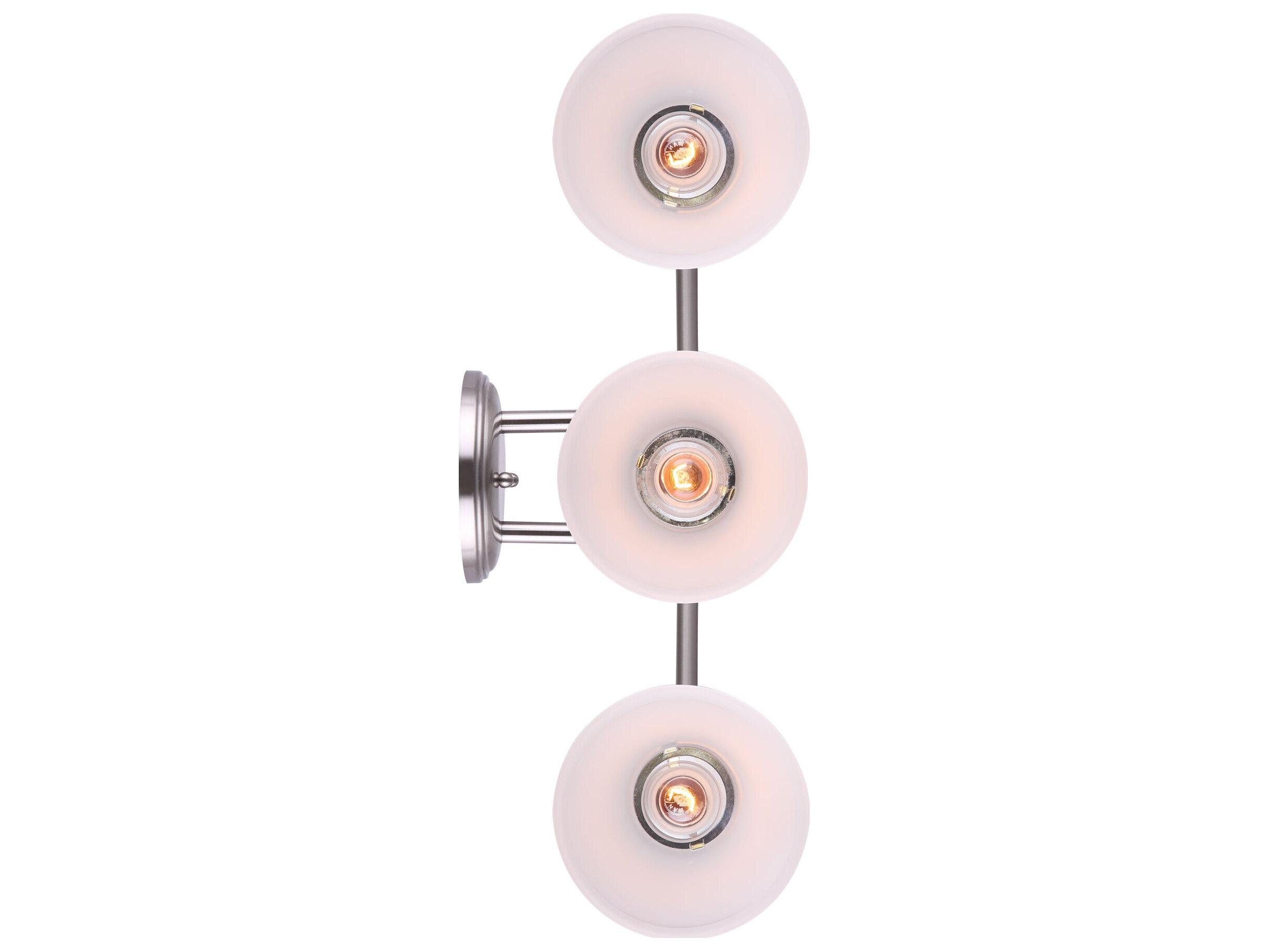 Canarm Grace 3 -light Pewter Vanity Light