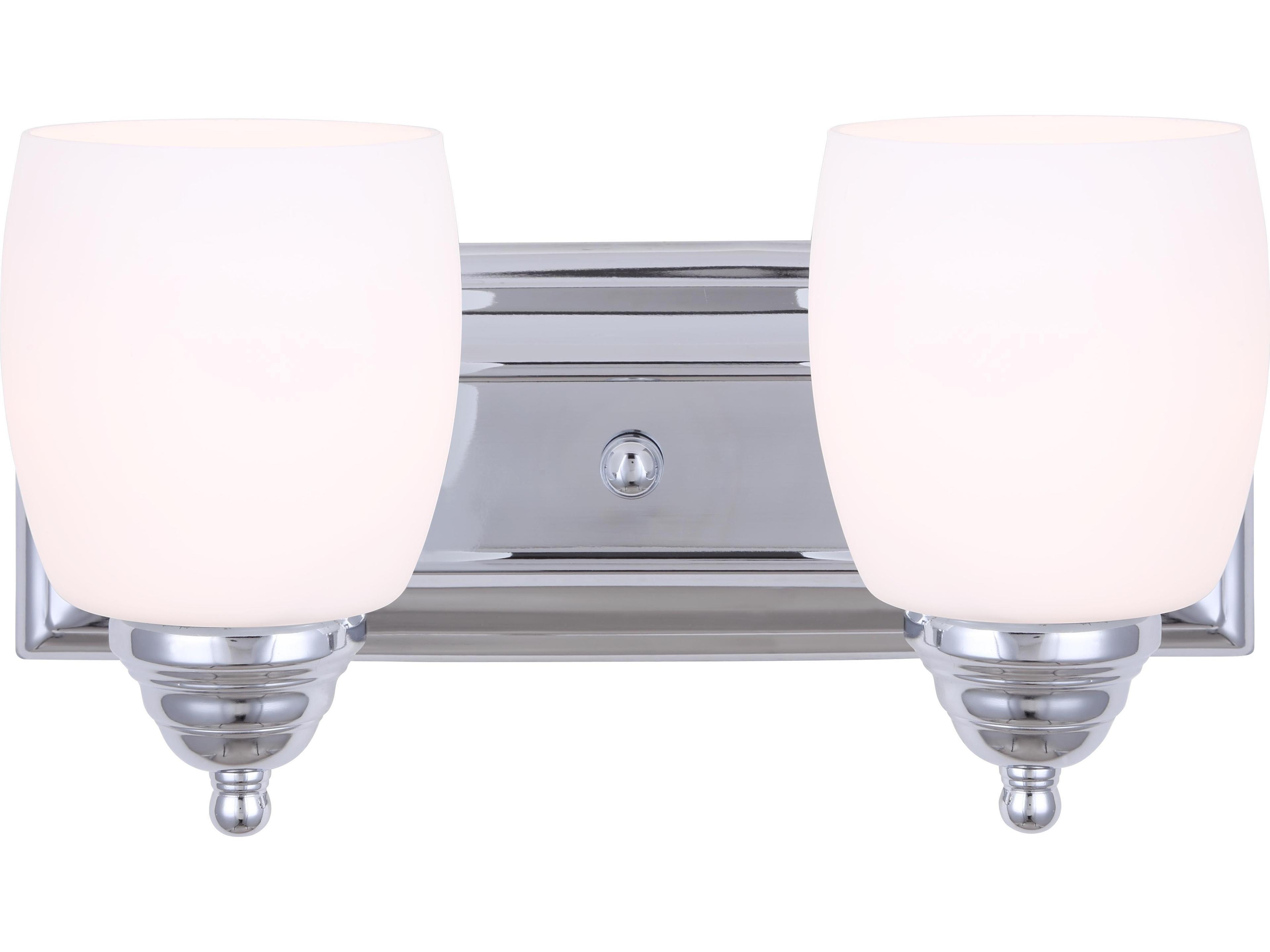 Canarm Griffin 2 -light Chrome Vanity Light