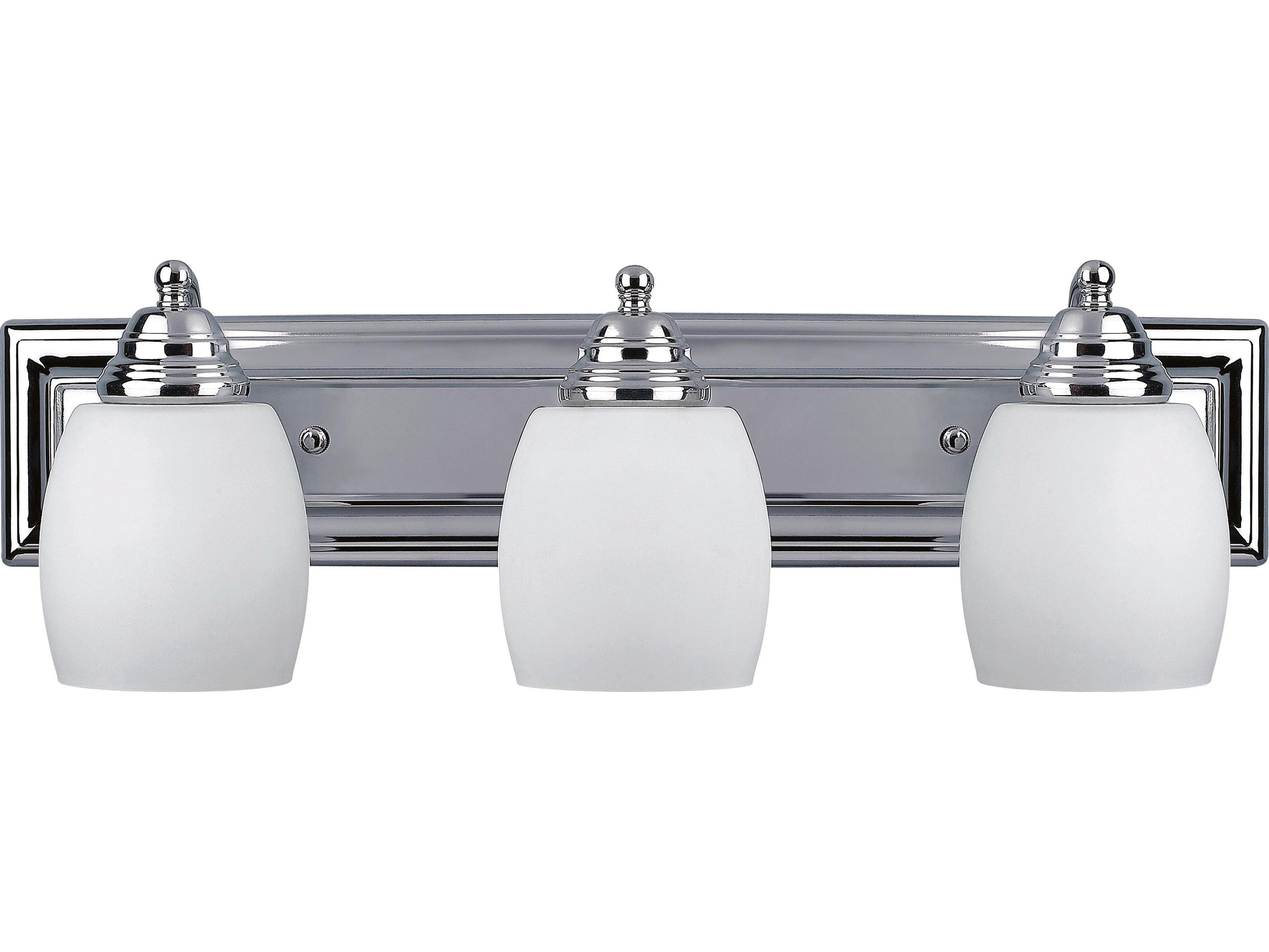 Canarm Griffin 3 -light Chrome Traditional Vanity Light