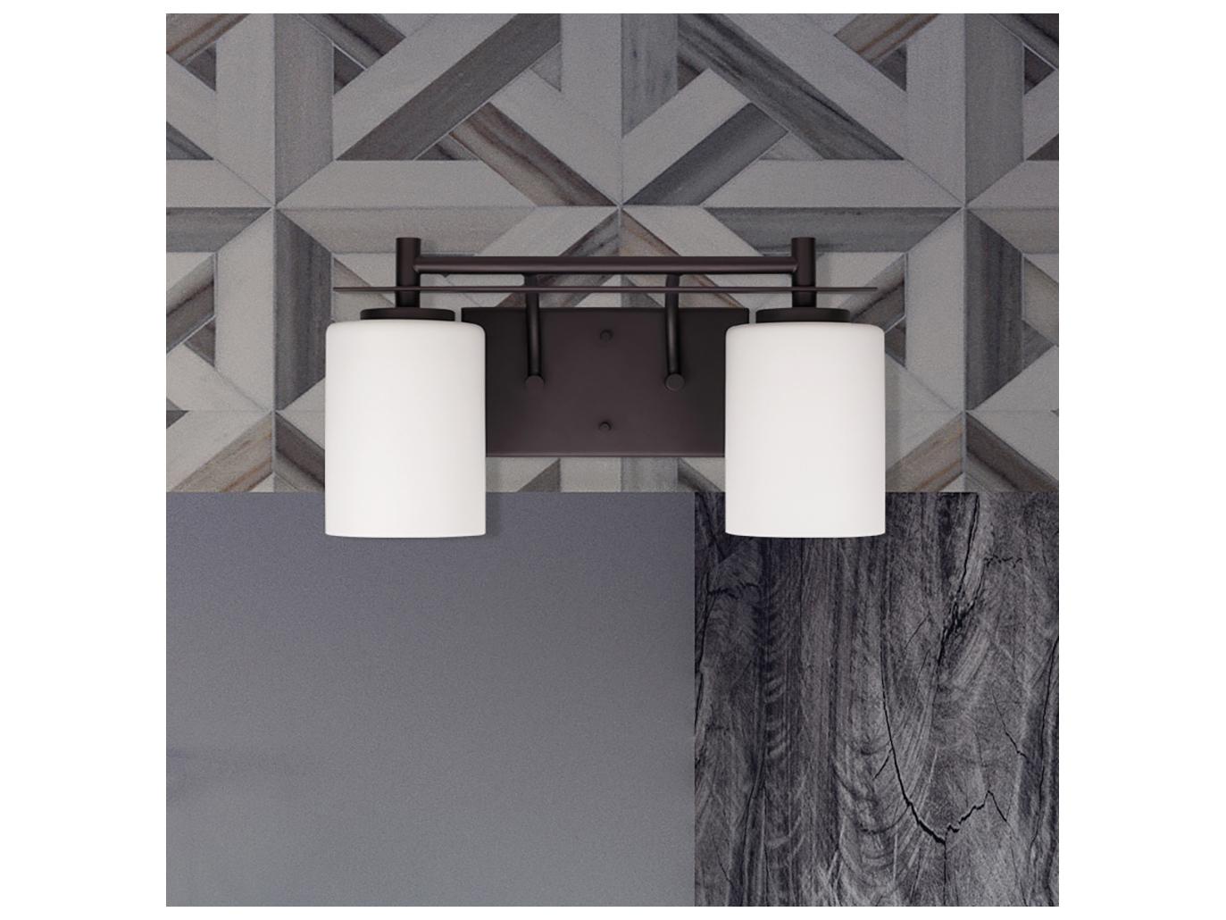 Canarm Carlton 2 -light Bronze Vanity Light