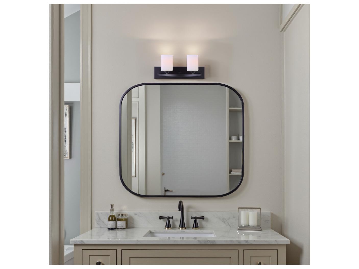 Canarm Hampton 2 -light Black Vanity Light