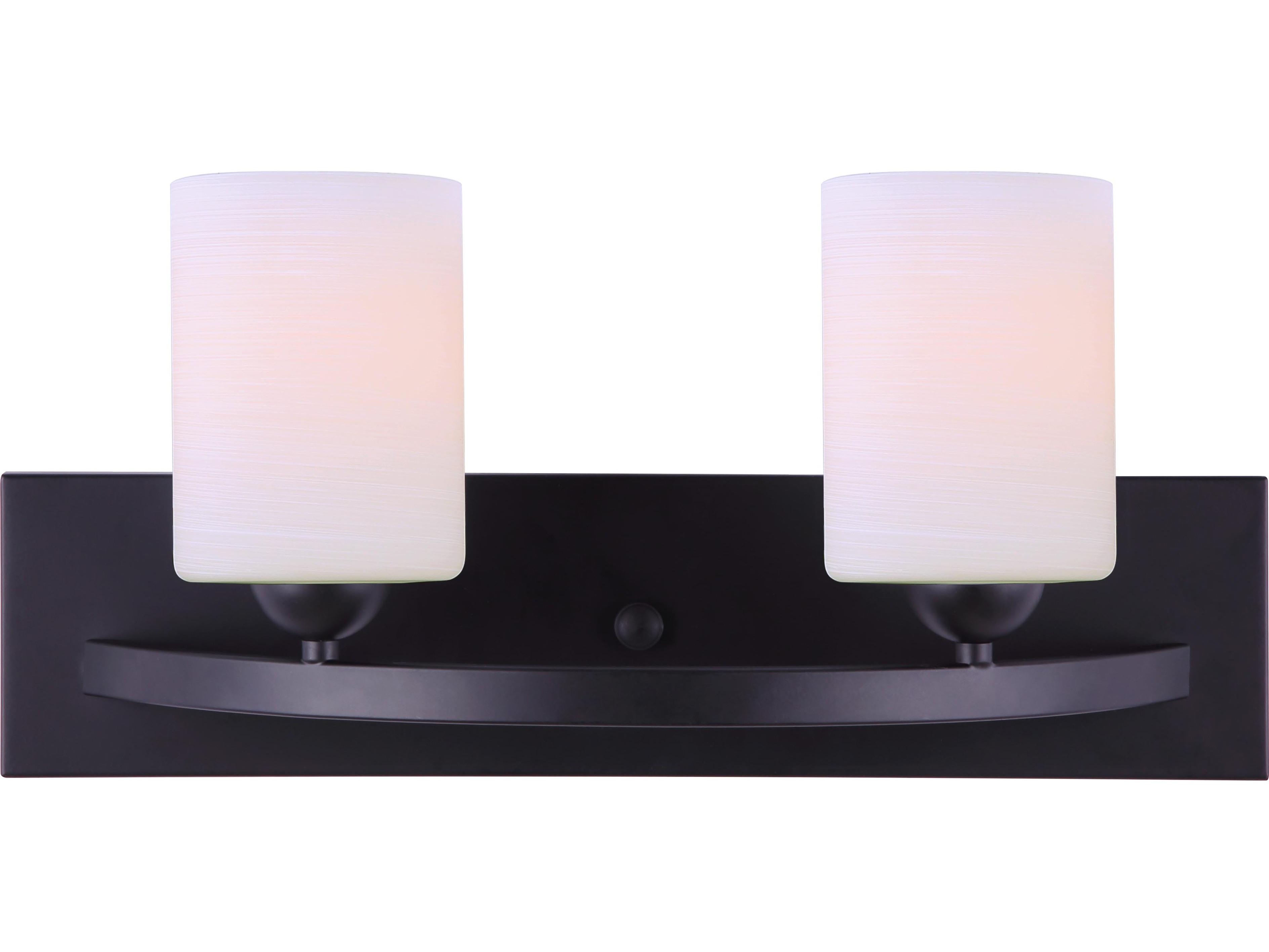 Canarm Hampton 2 -light Black Vanity Light