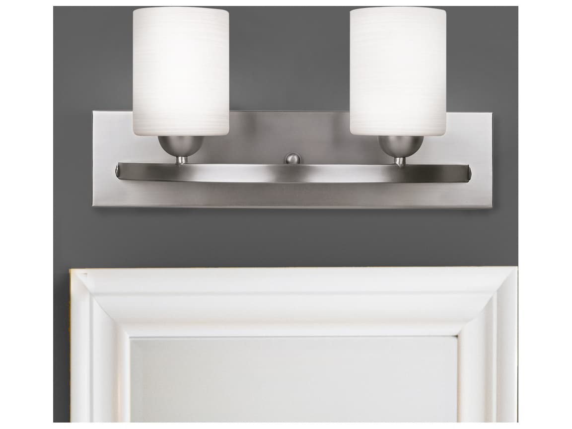 Canarm Hampton 2 -light Pewter Vanity Light