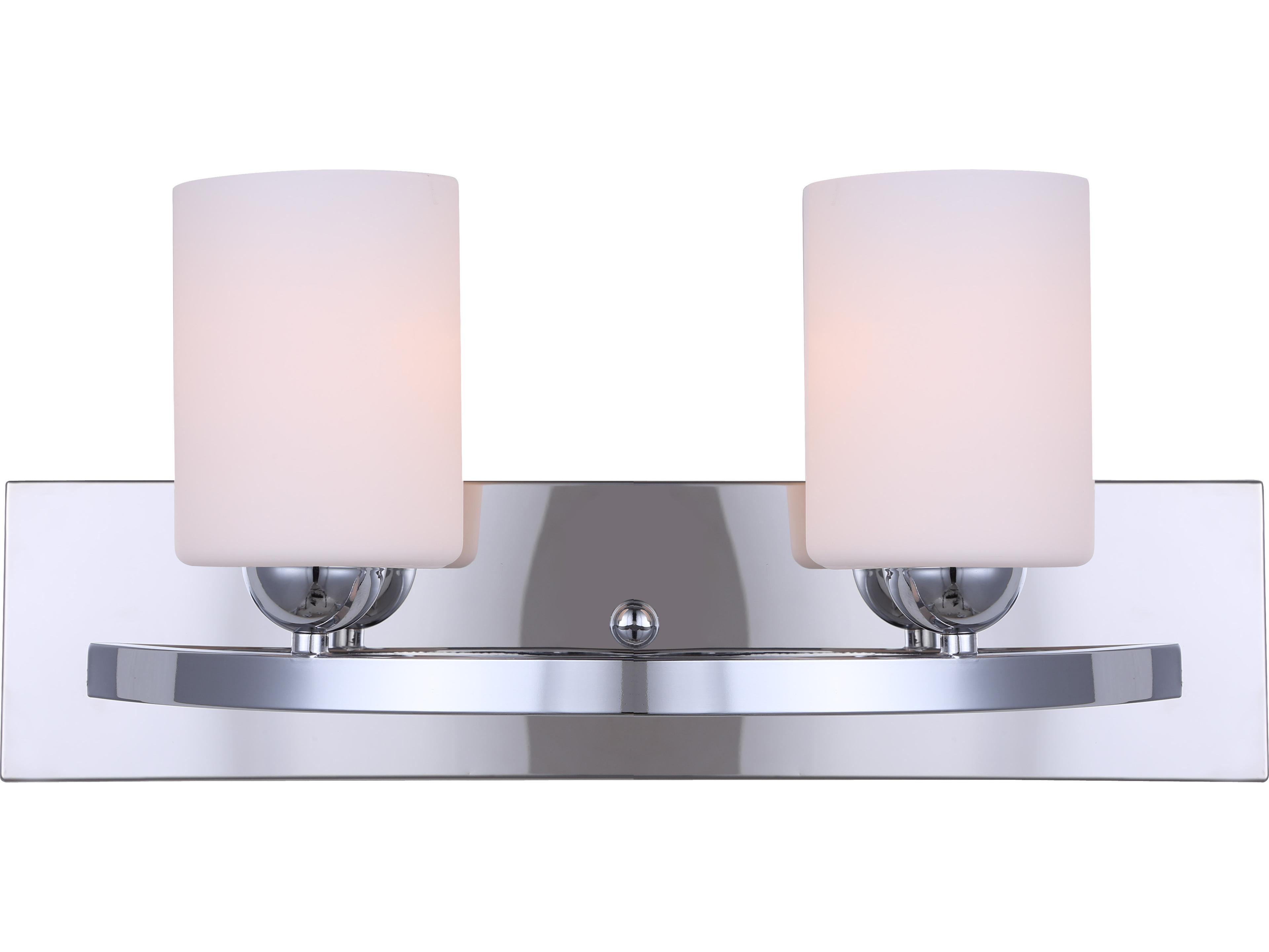 Canarm Hampton 2 -light Chrome Vanity Light