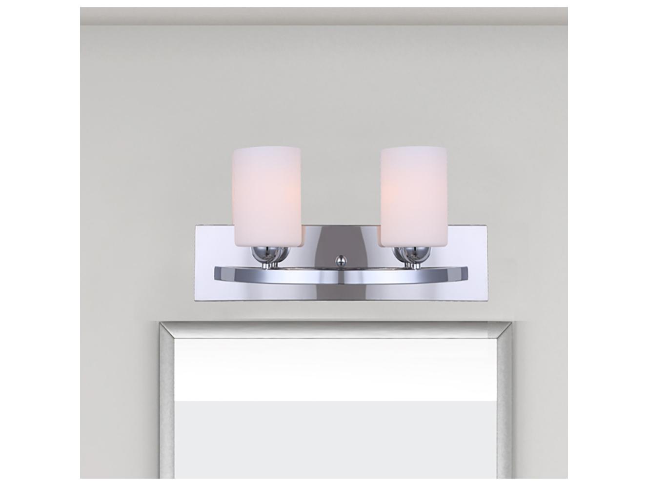Canarm Hampton 2 -light Chrome Vanity Light