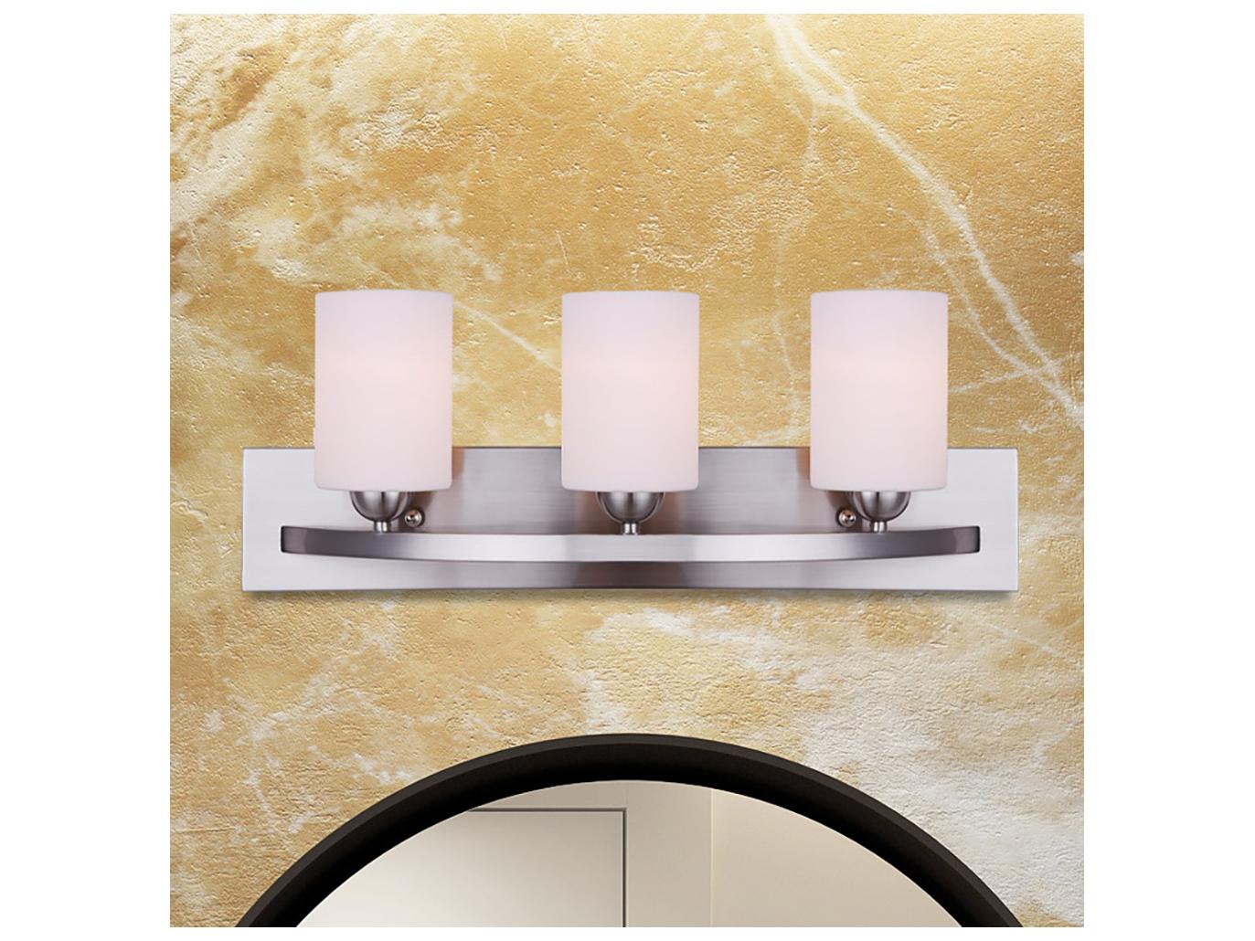 Canarm Hampton 3 -light Pewter Vanity Light