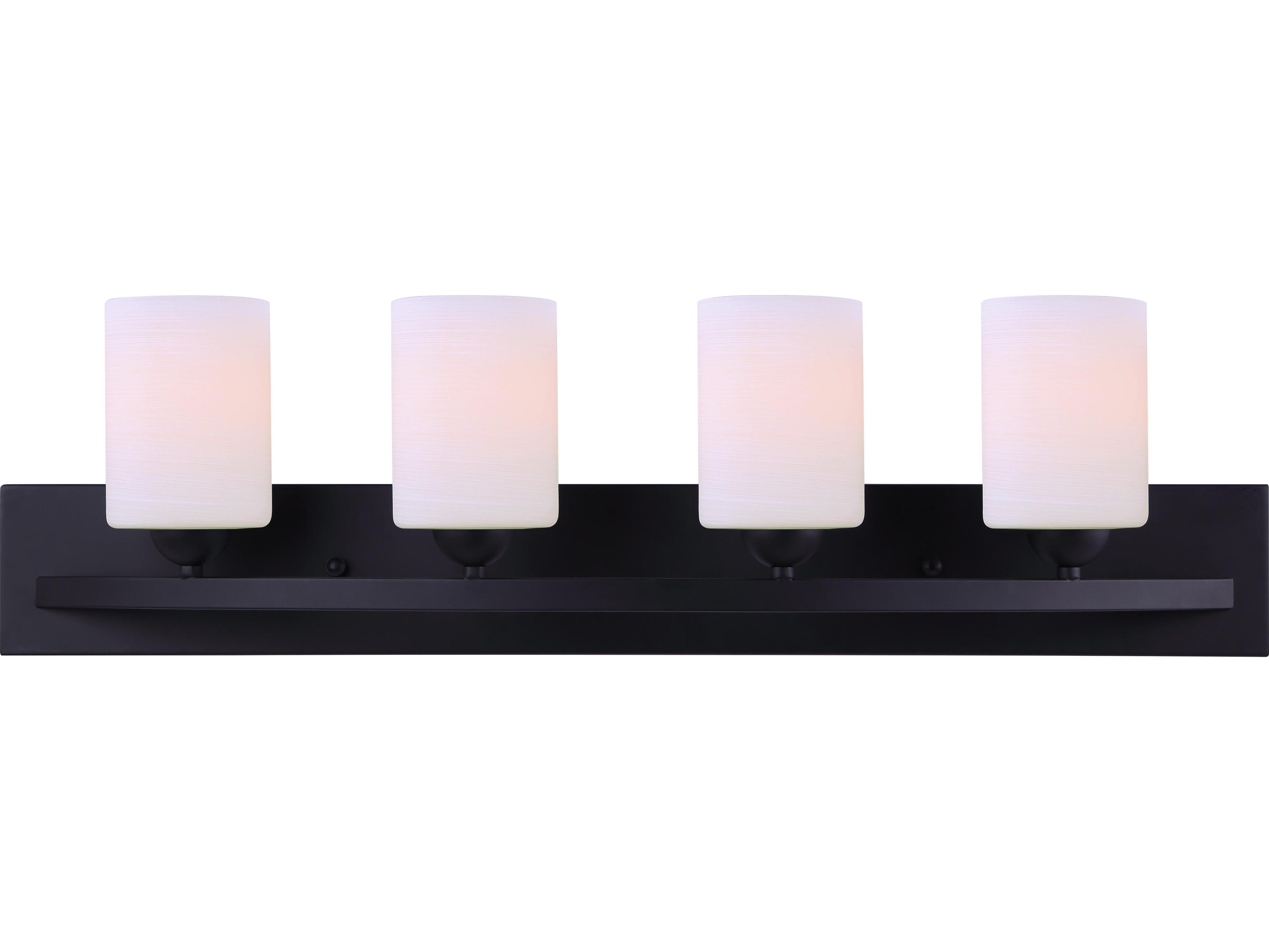 Canarm Hampton 4 -light Black Vanity Light