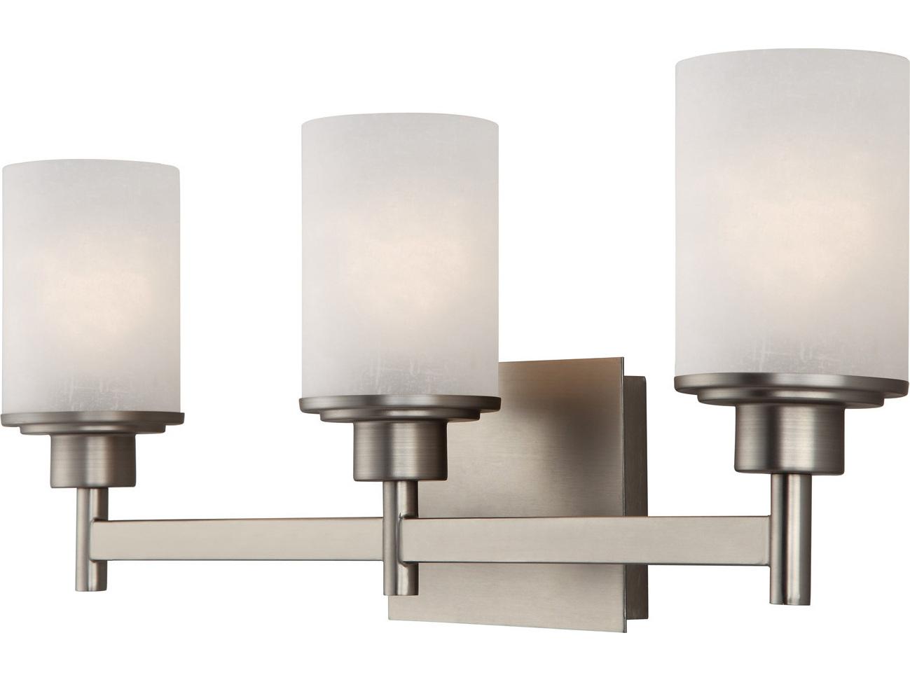 Canarm Lyndi 3 -light Nickel Vanity Light
