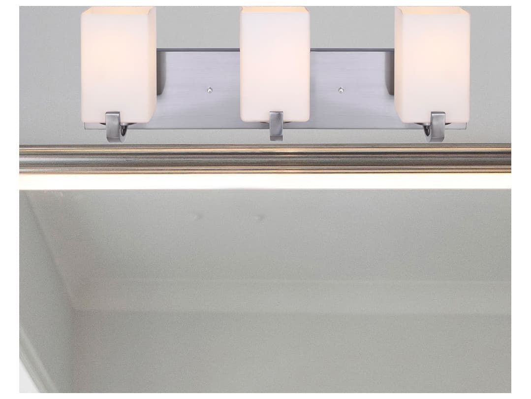 Canarm Palmer 3 -light Nickel Vanity Light