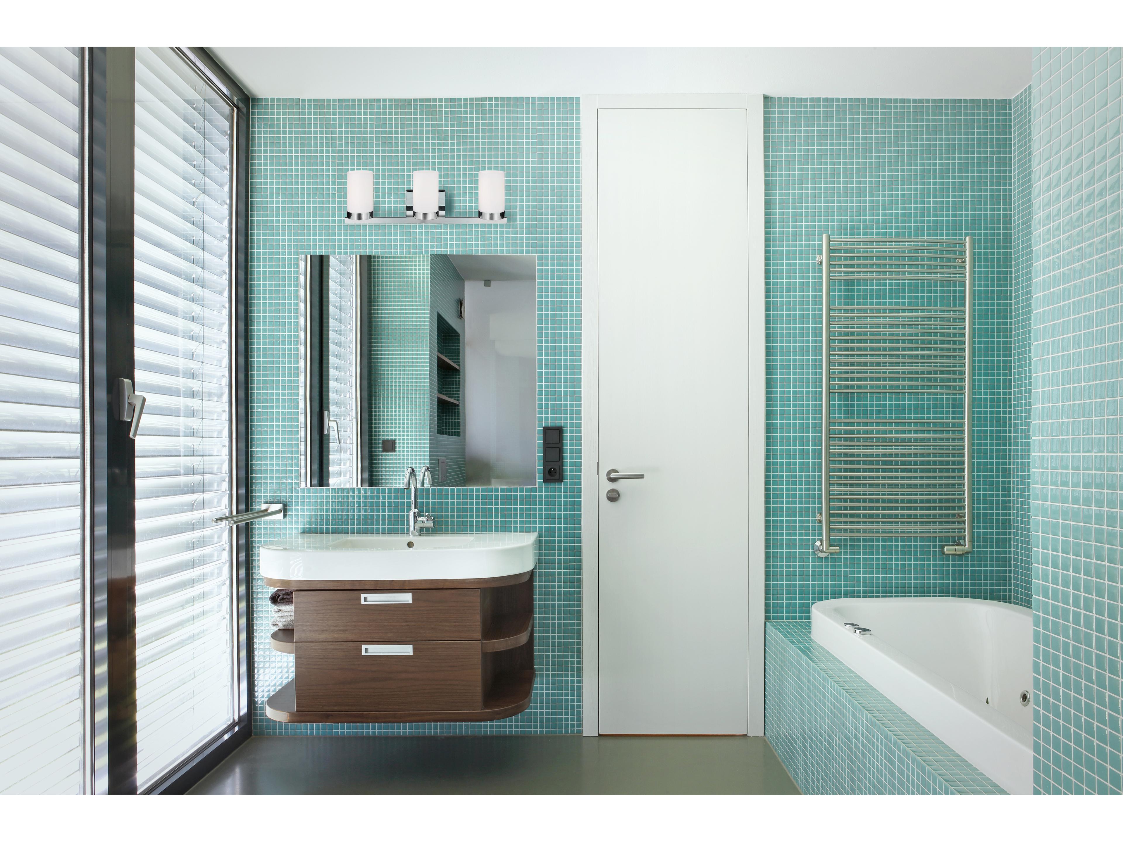 Canarm Milo 3 -light Chrome Vanity Light