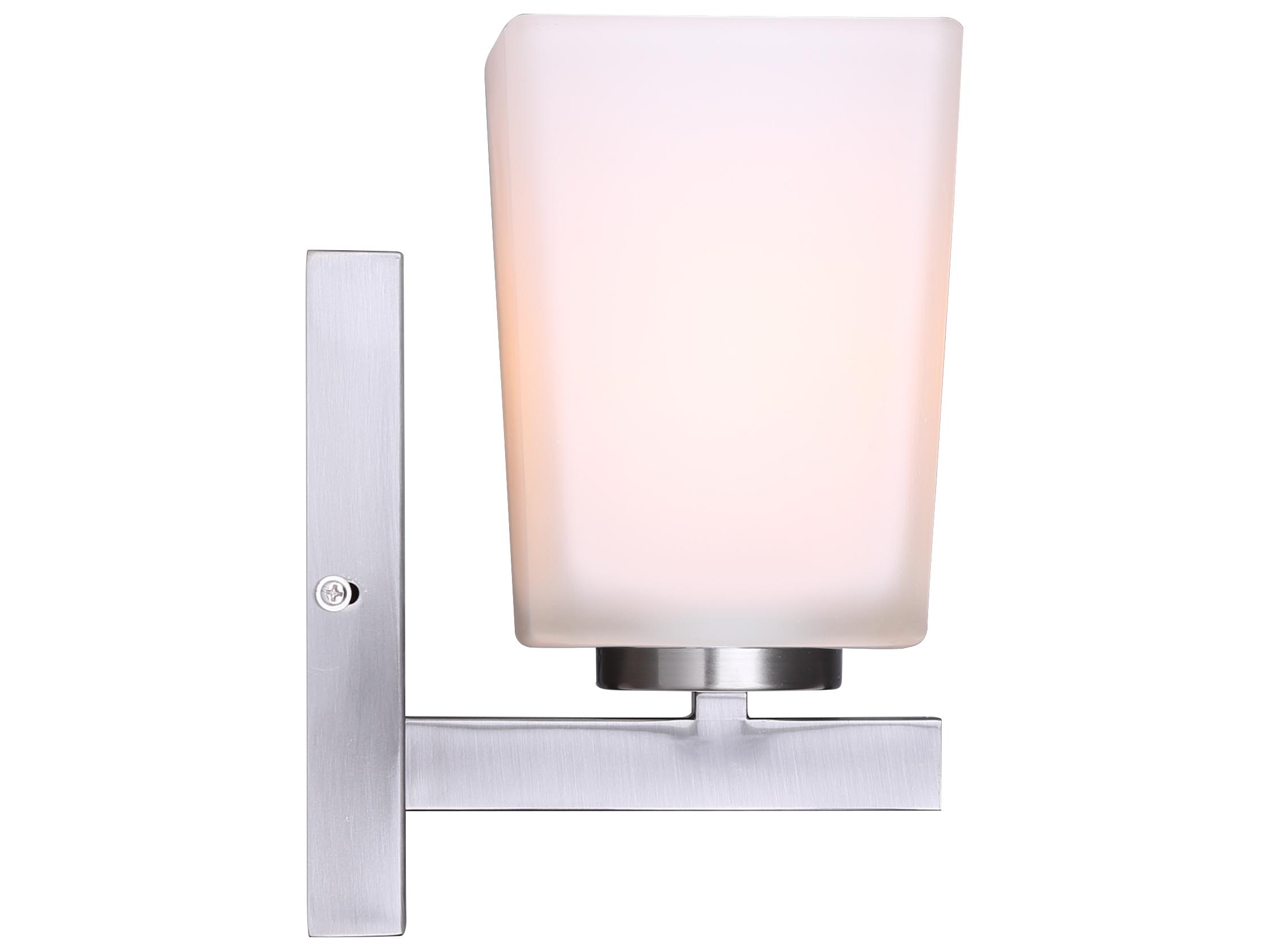 Canarm Hartley 1 -light Nickel Vanity Light
