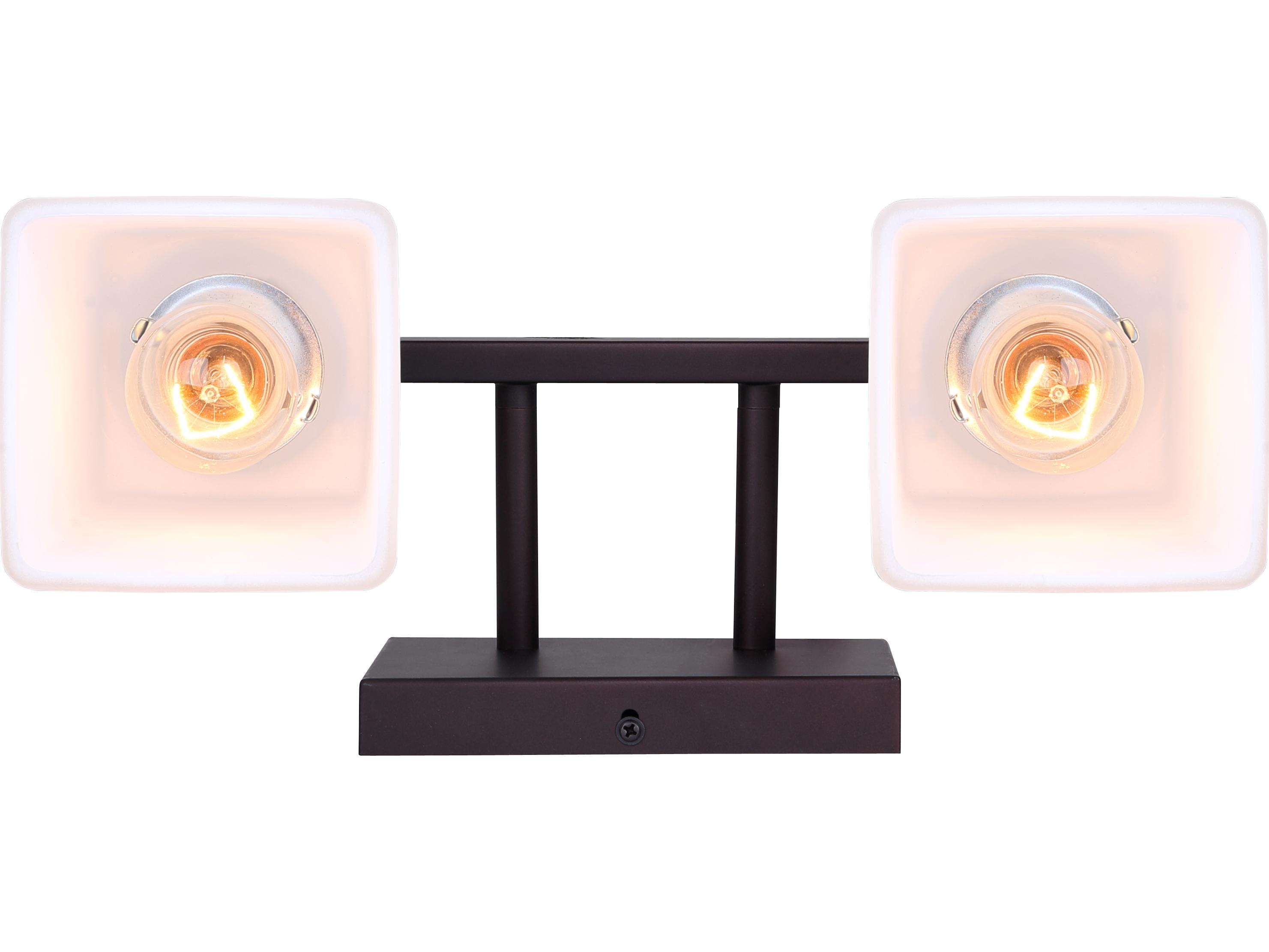 Canarm Hartley 2 -light Bronze Vanity Light