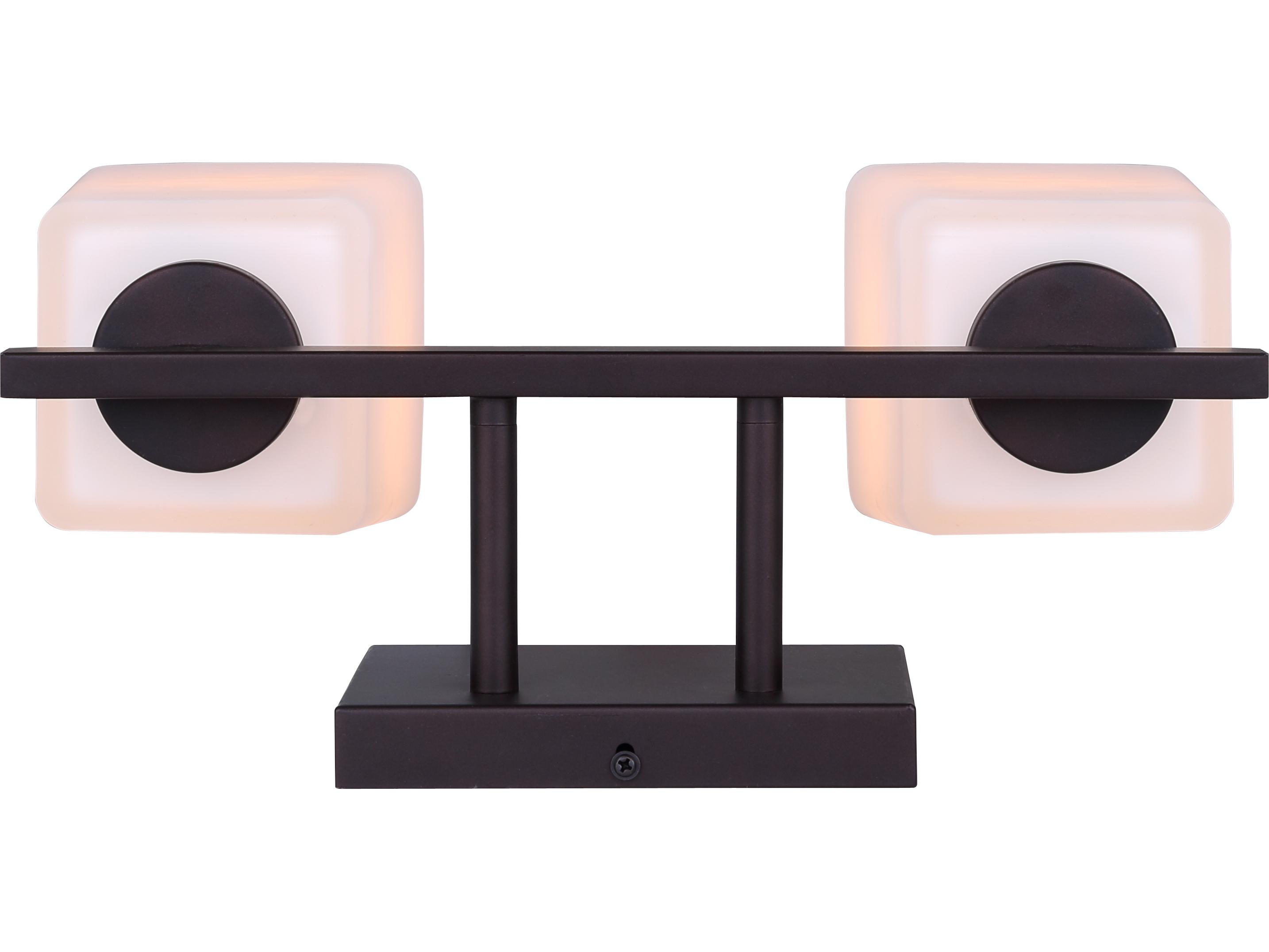 Canarm Hartley 2 -light Bronze Vanity Light