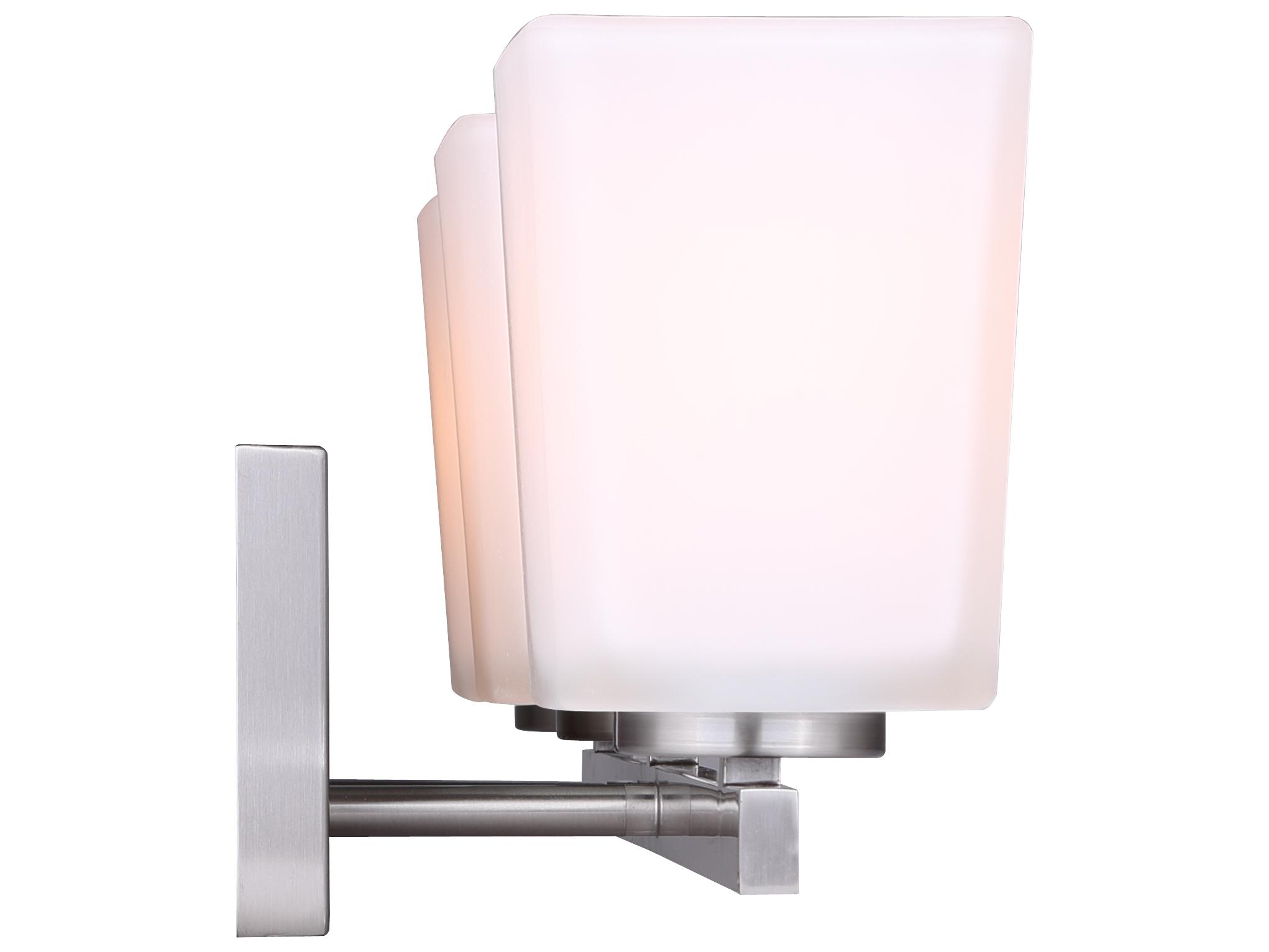 Canarm Hartley 3 -light Nickel Vanity Light