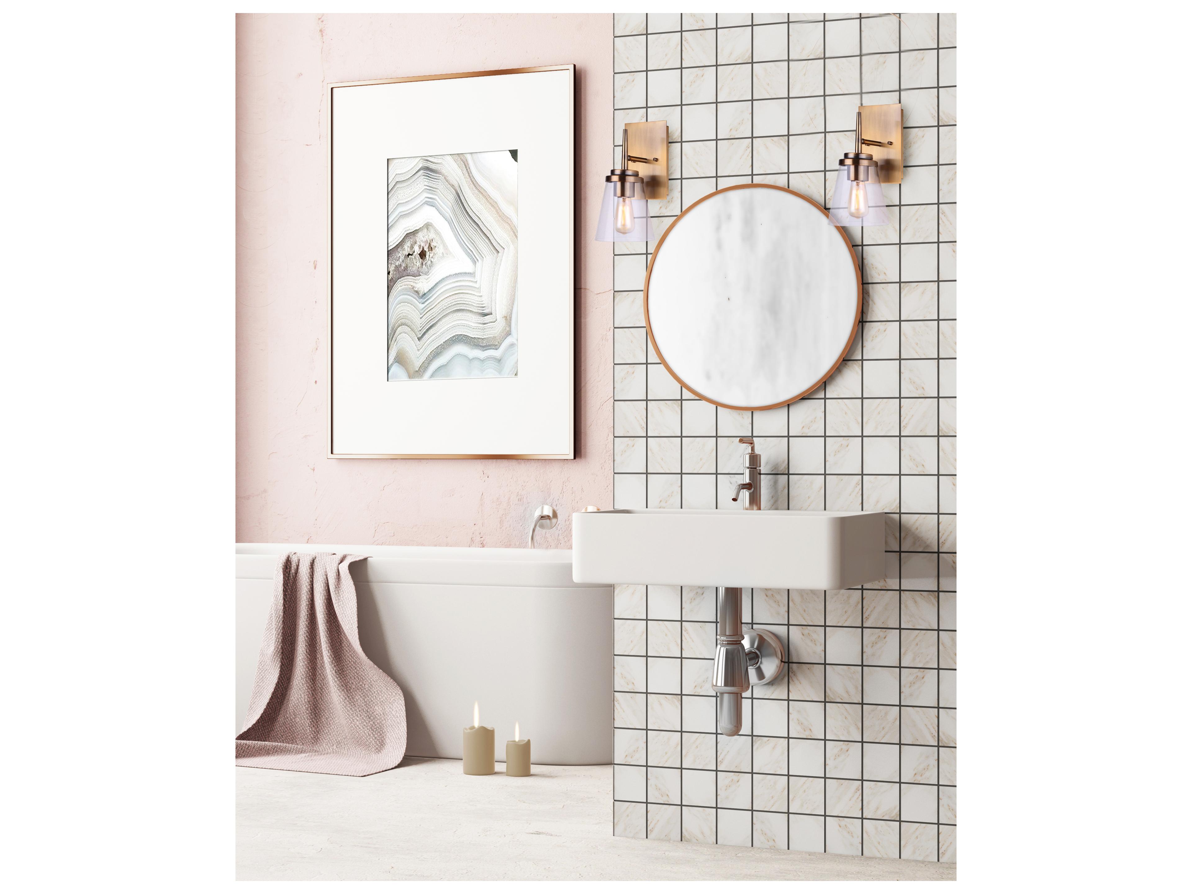 Canarm Perla 1 -light Gold Vanity Light