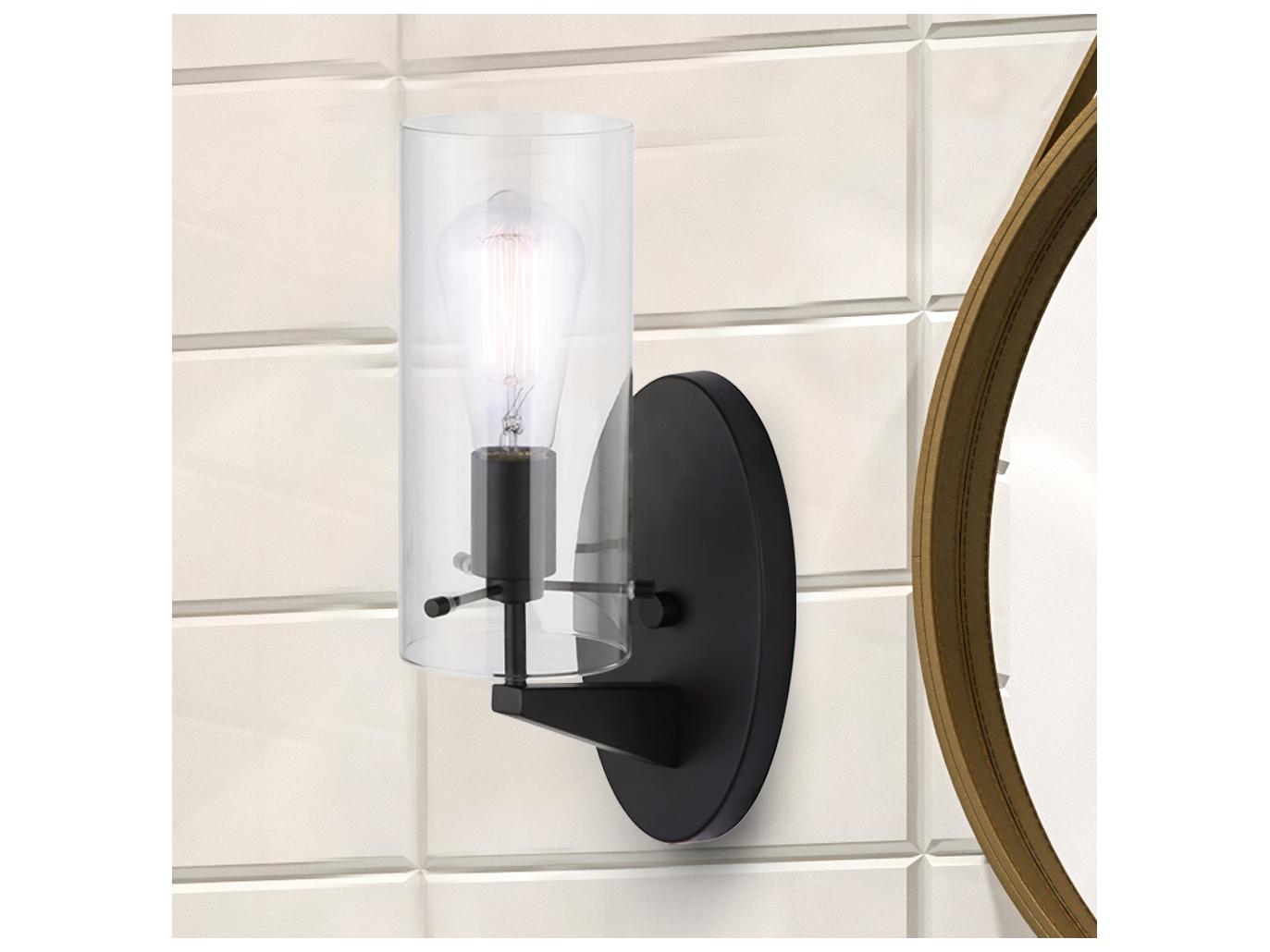 Canarm Joni 1 -light Black Vanity Light