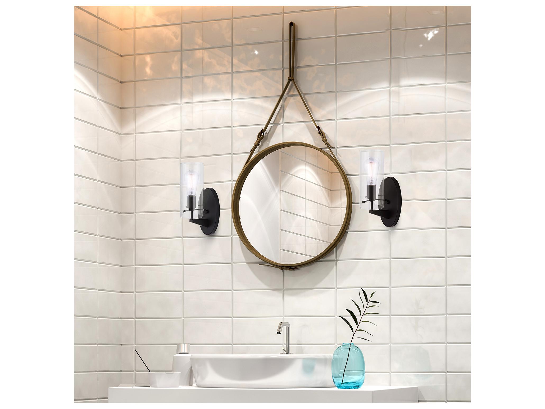 Canarm Joni 1 -light Black Vanity Light