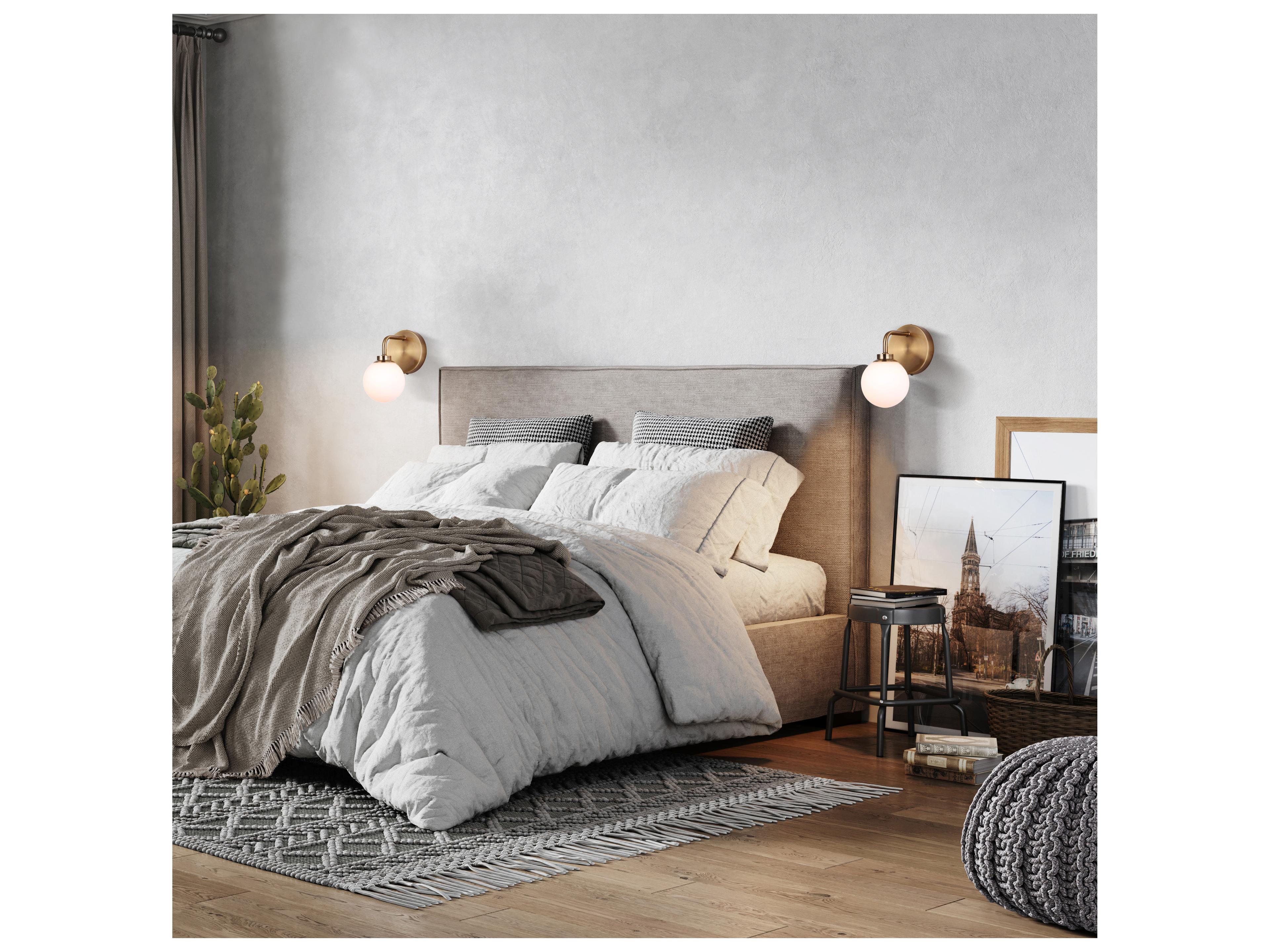 Canarm Asher 1 -light Gold Wall Sconce