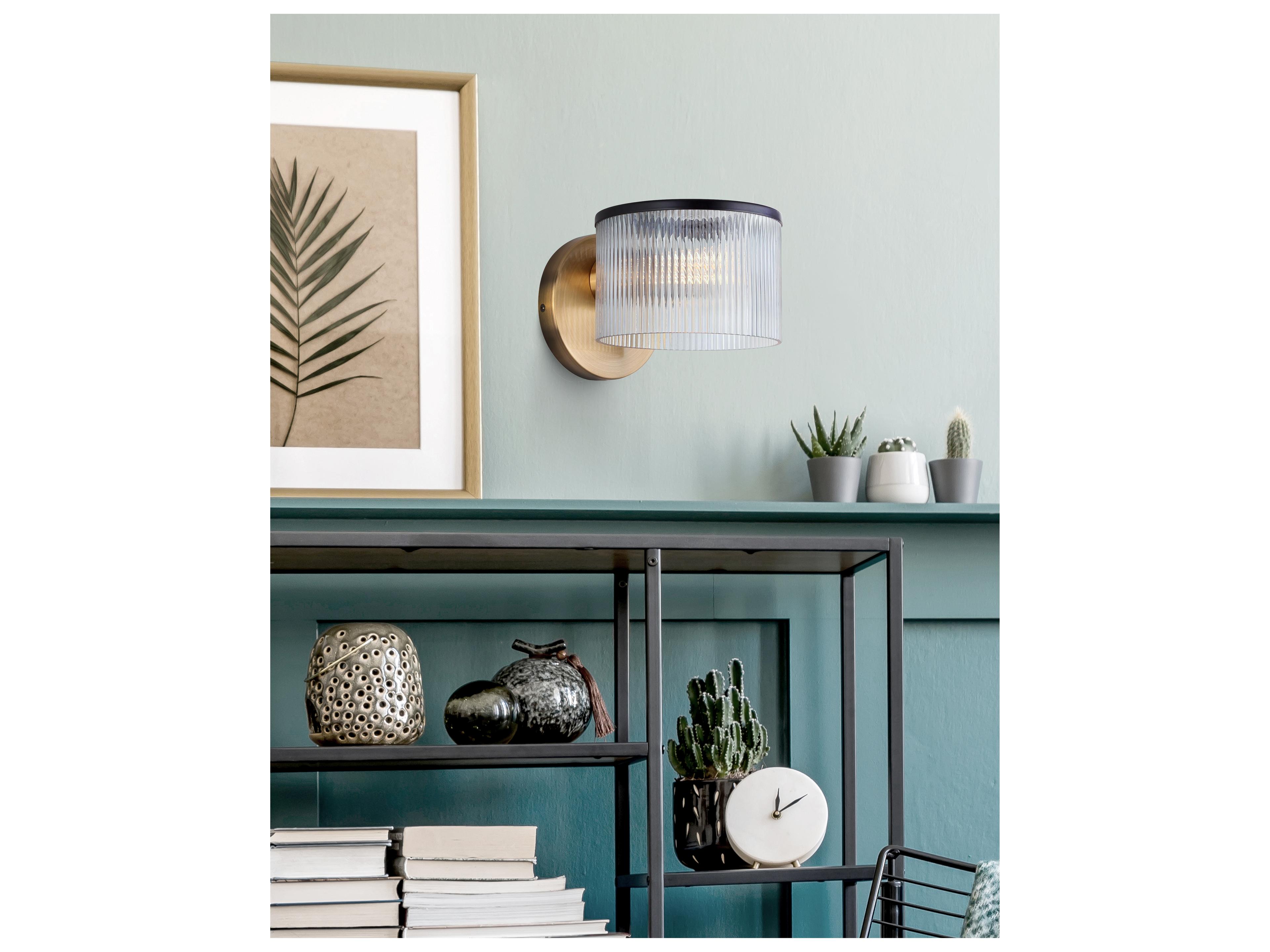 Canarm Jenner 1 -light Gold Wall Sconce