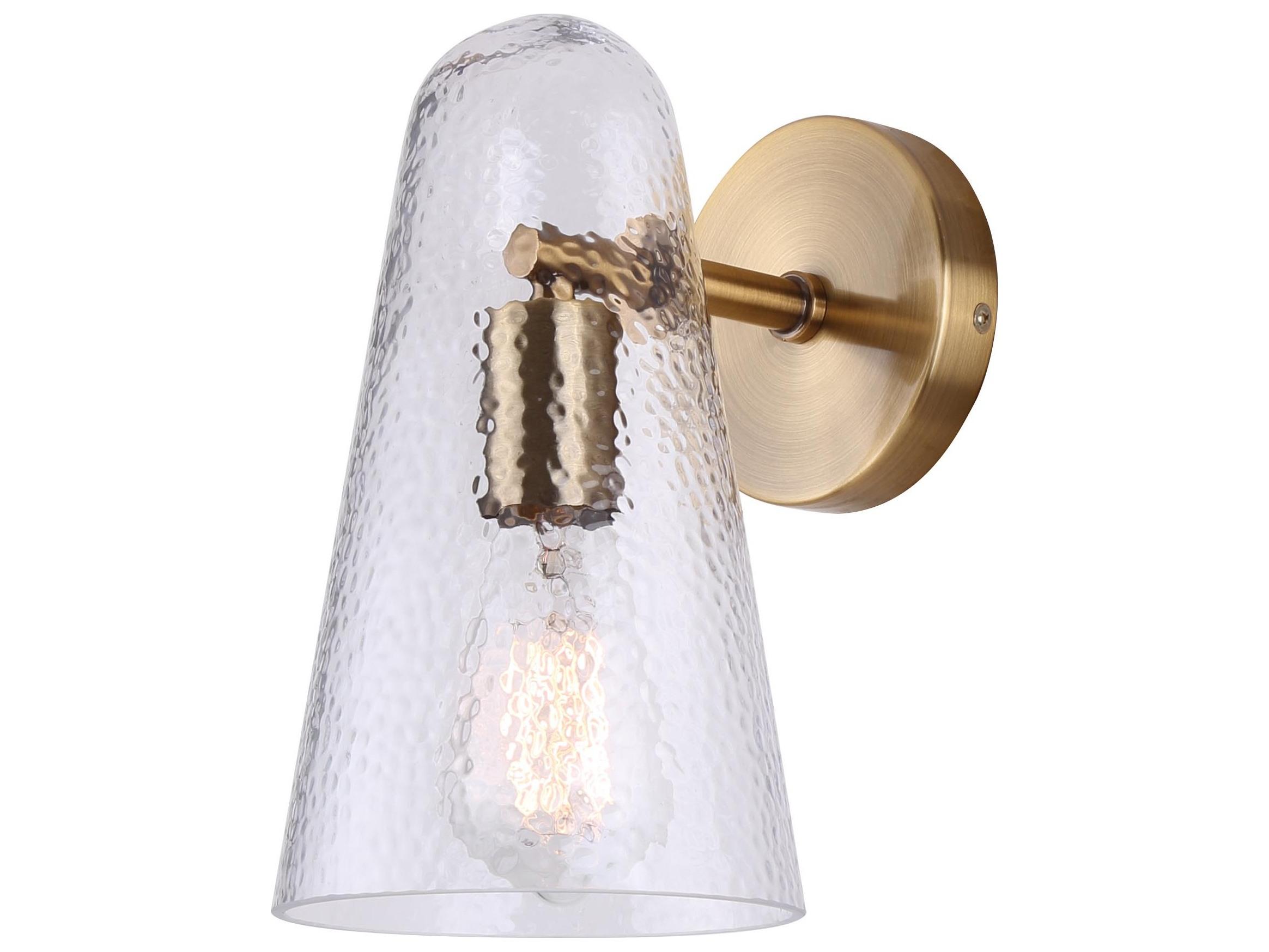 Canarm Luisa 1 -light Gold Wall Sconce
