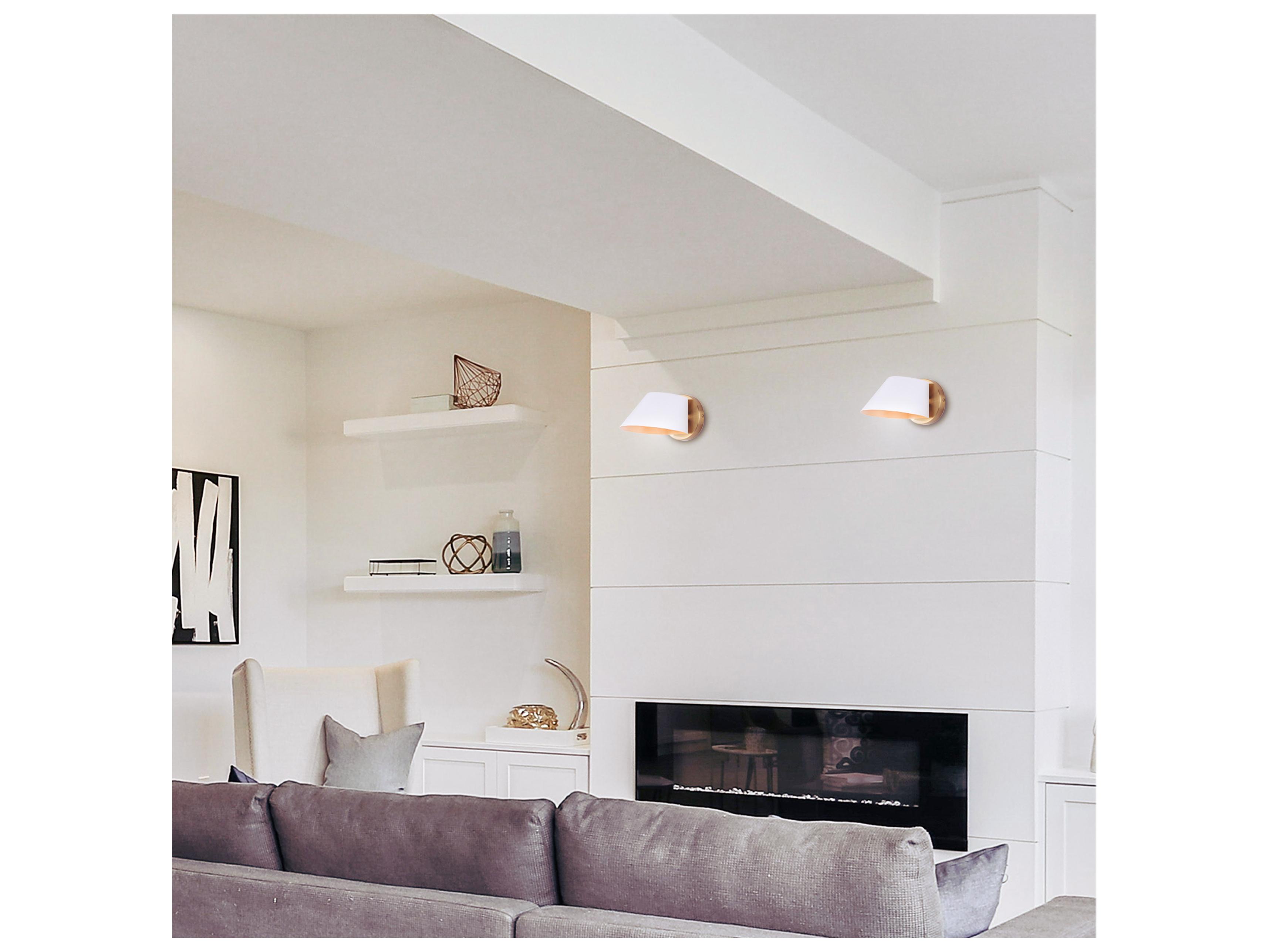 Canarm Daxton 1 -light Gold Wall Sconce