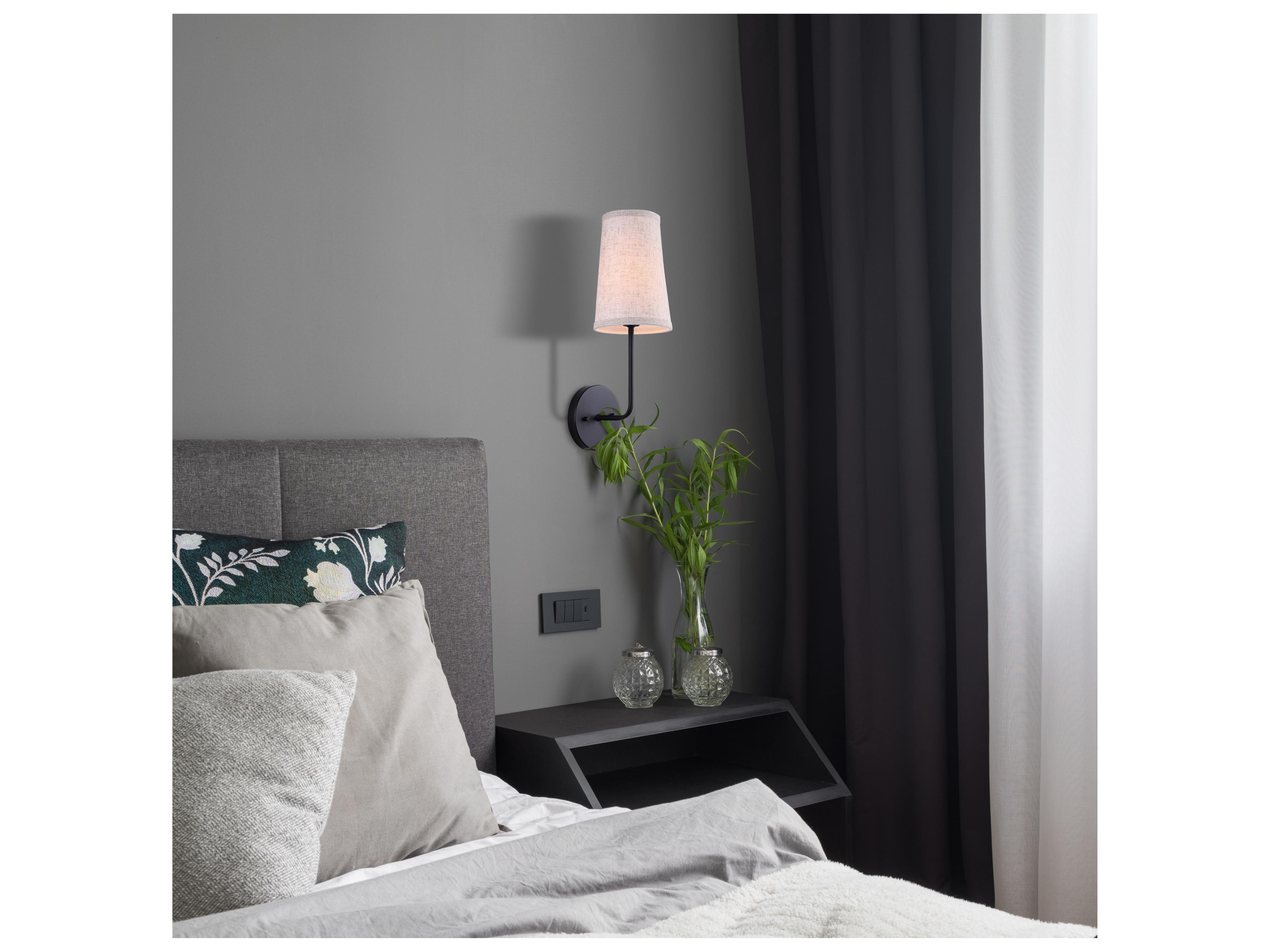 Canarm Oakly 1 -light Black Wall Sconce