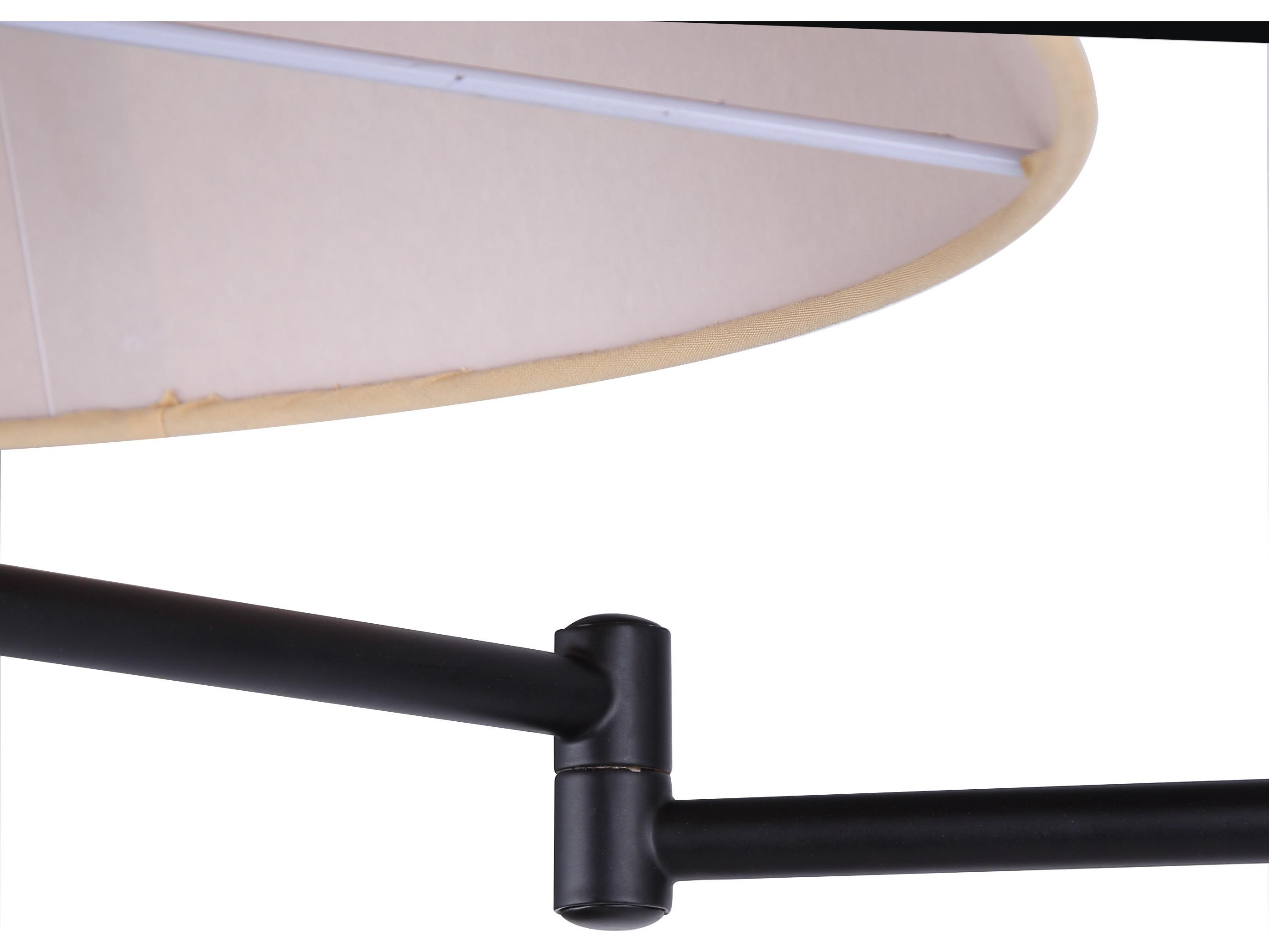 Canarm Theodore 1 -light Bronze Traditional Swing Wall Sconce